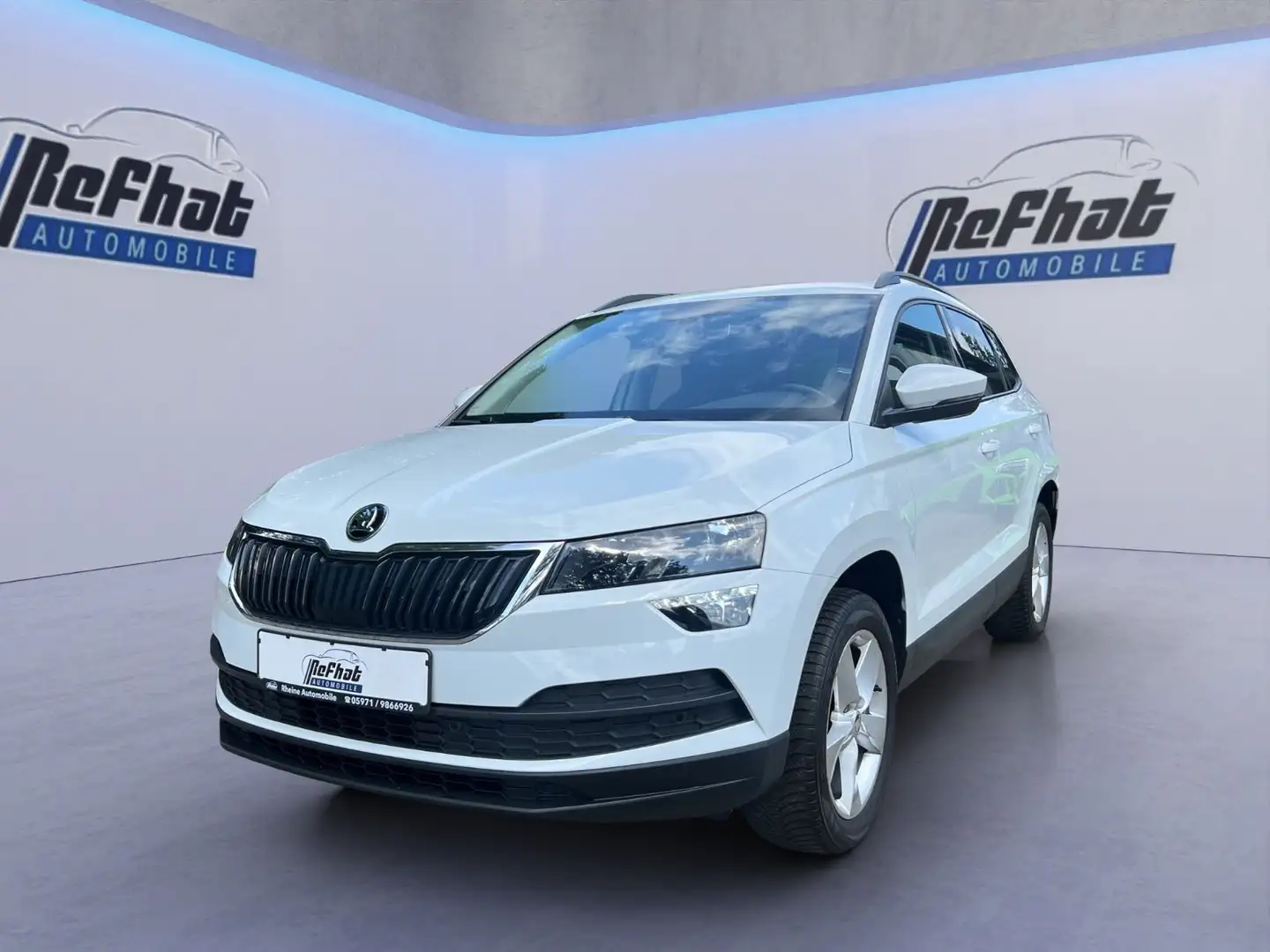 Skoda Karoq Ambition SHZ / 1.Hand / Scheckheft Blanc - 2