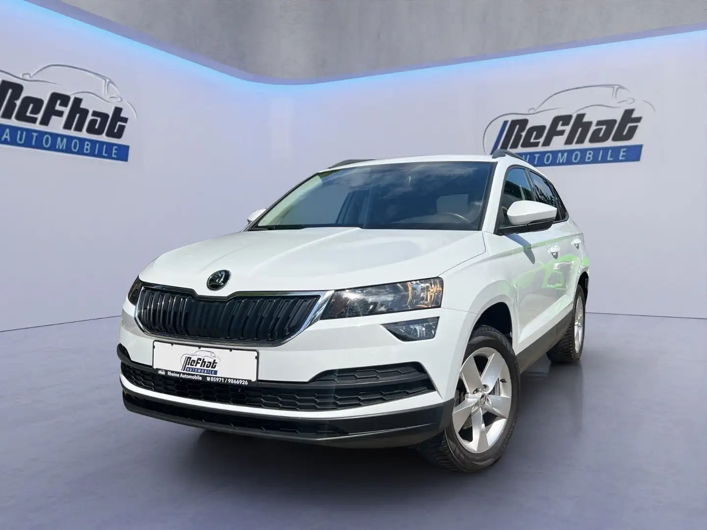 Skoda Karoq Ambition SHZ / 1.Hand / Scheckheft Blanc - 1