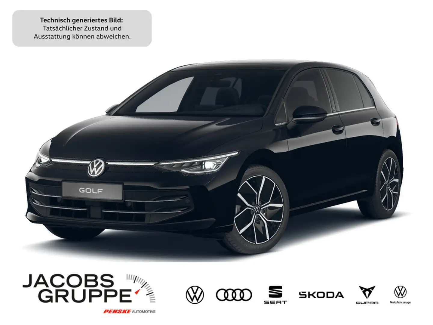 Volkswagen Golf VIII 2.0 TDI Edition 50 DSG,Navi,Matrix, Schwarz - 1