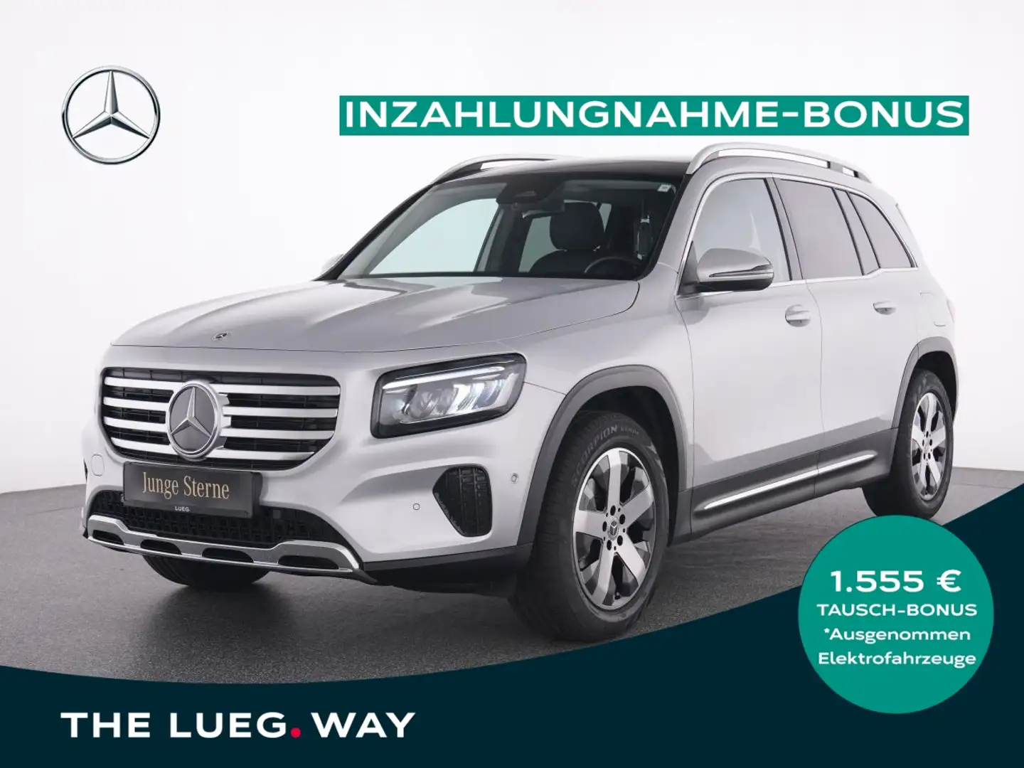 Mercedes-Benz GLB 180 Progressive+MBUX+LED+Pano+EHeck+SHZ+RFK+ Zilver - 1
