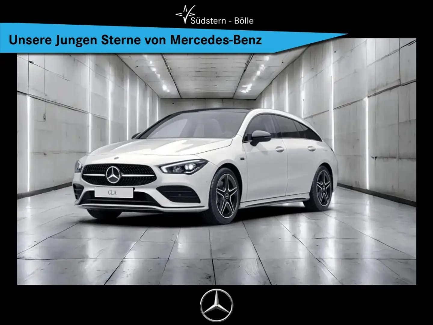 Mercedes-Benz CLA 250 e SB AMG+NIGHTP.+LED+PANO-DACH+AMBIENTEB Blanc - 1