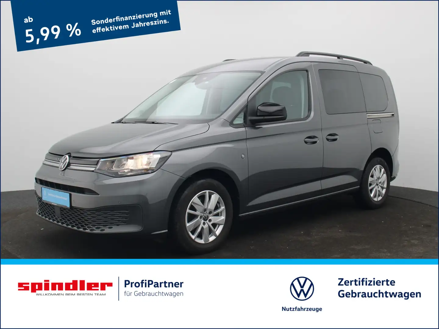 Volkswagen Caddy Kombi Life DSG / Bluetooth, AHK, RFK, SHZ Grau - 1