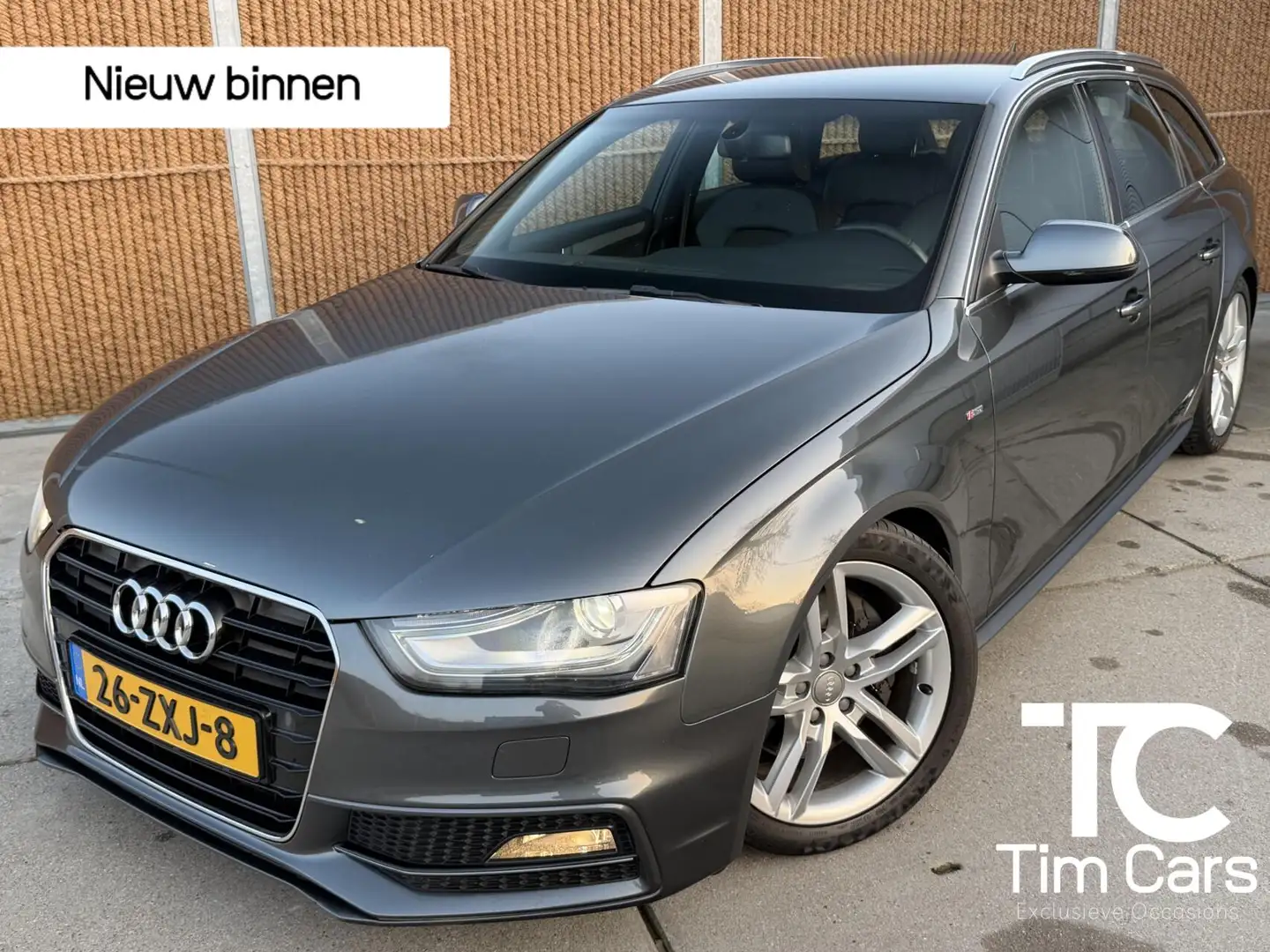 Audi A4 Avant 2.0 TFSI S Edition 211pk Leer/alcantara | Na Gris - 1
