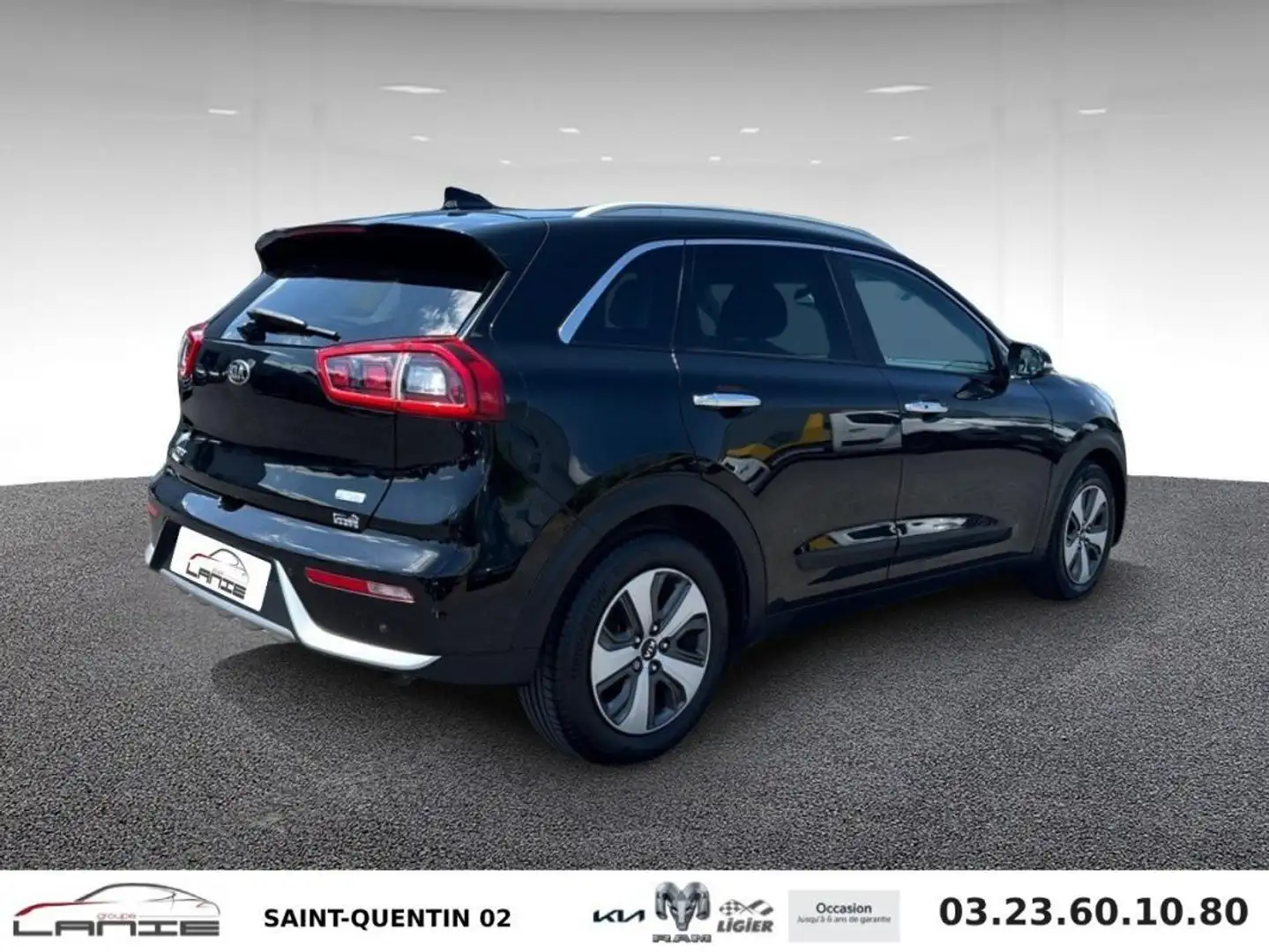 Kia Niro 1.6 GDi Hybride 141 ch DCT6 Active Noir - 2