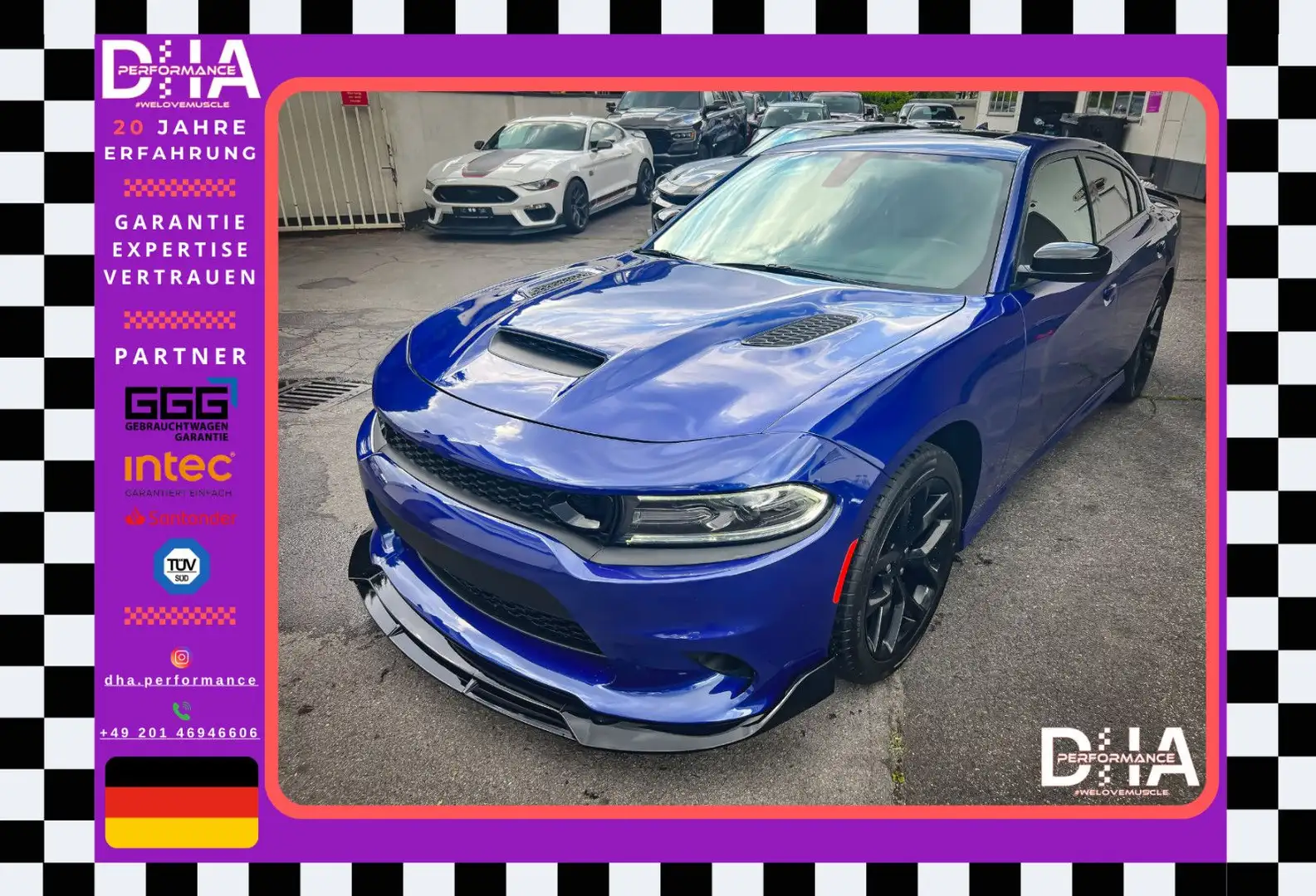 Dodge Charger 3.6 V6 *CARPLAY*SCHIEBEDACH*ALCANTARA* Azul - 1