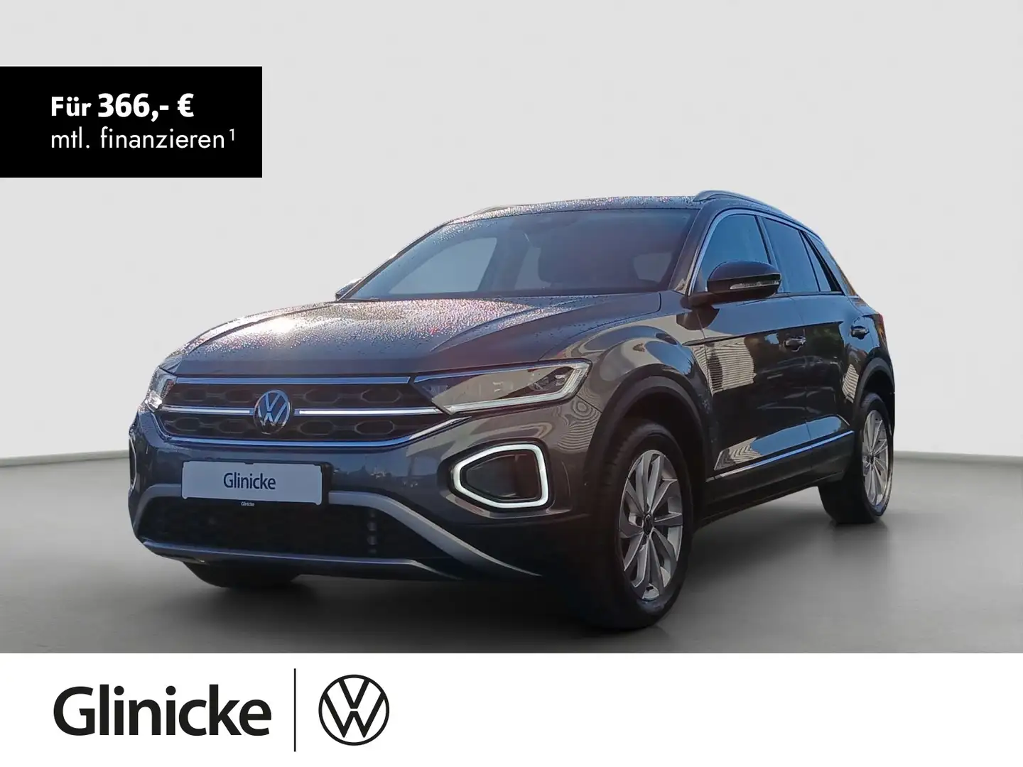 Volkswagen T-Roc 1.5 TSI DSG Style IQ.Light AHK Navi Standh Grau - 1