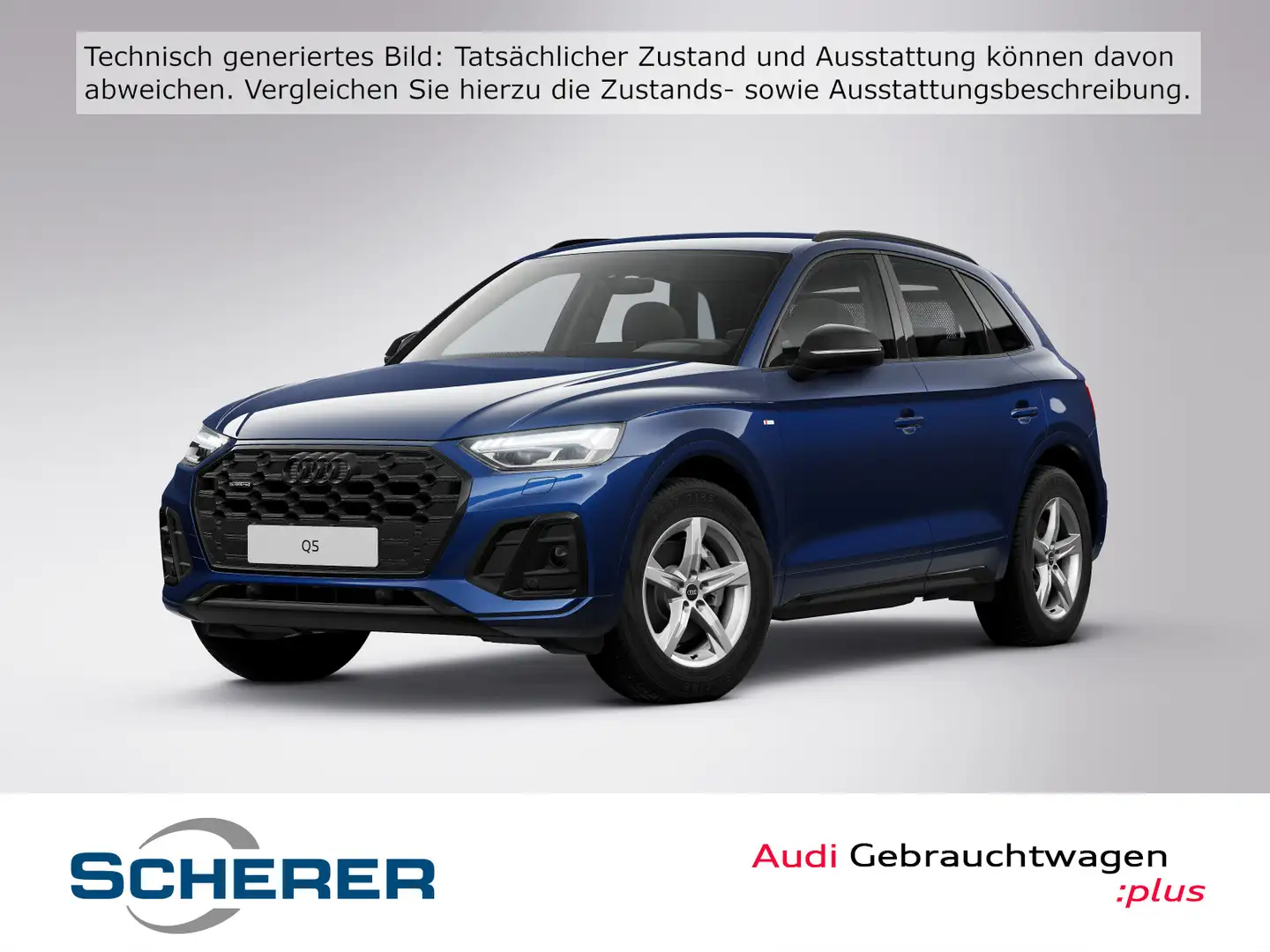 Audi Q5 40 TDI quattro S tronic S LINE MAT-LED Blau - 1