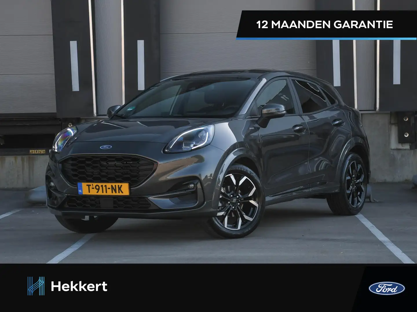 Ford Puma ST-Line X 1.0 EcoBoost Hybrid 125pk Automaat NAVI Gris - 1