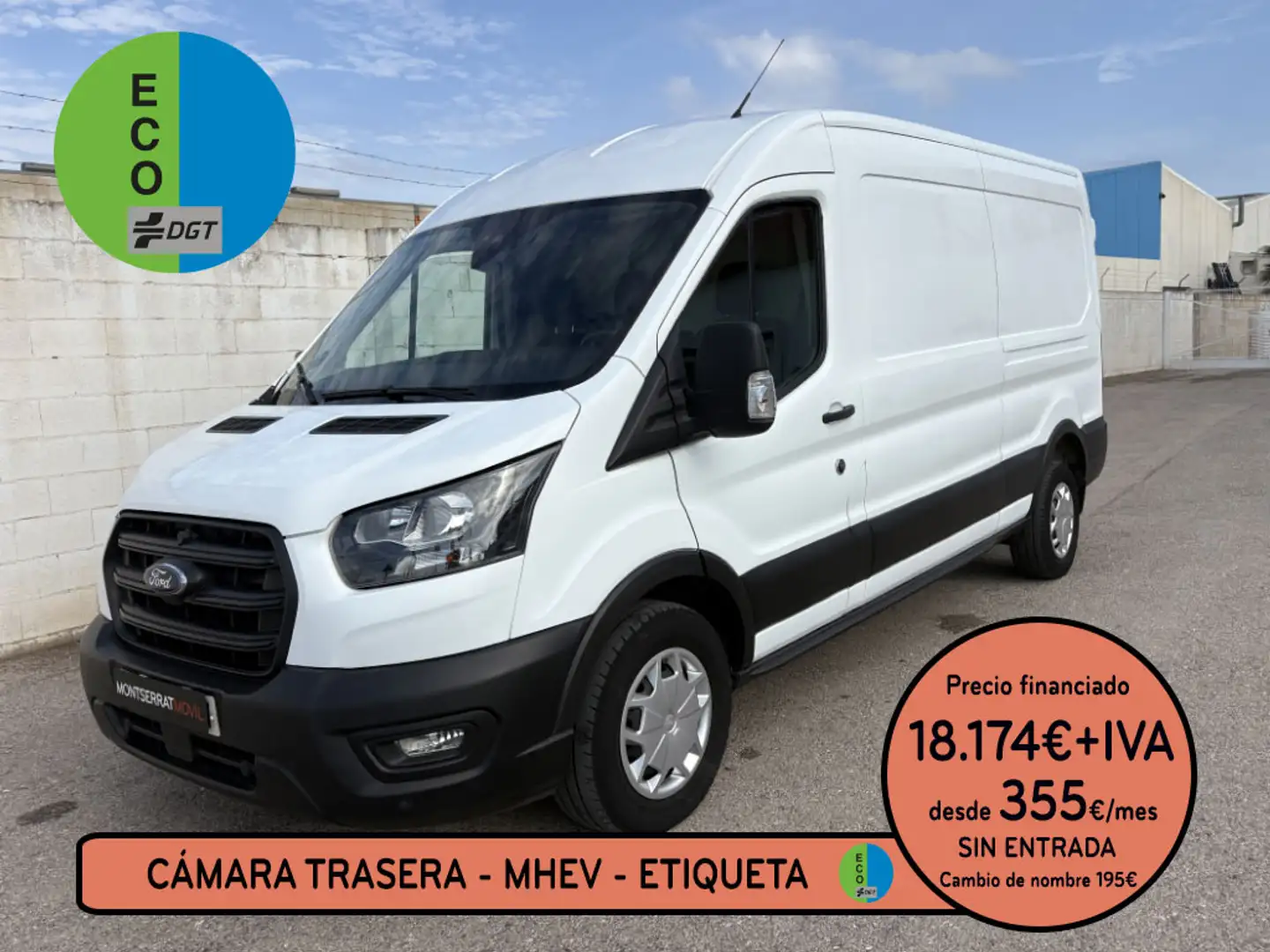 Ford Transit FT 350 L3 Van MHEV Trend 130 Blanco - 1