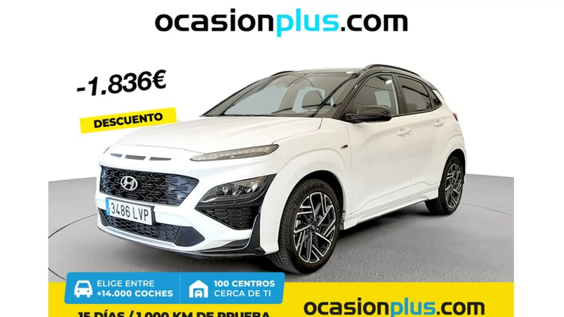 Hyundai KONA 1.0 TGDI 48V N Line 4x2 Blanco - 1
