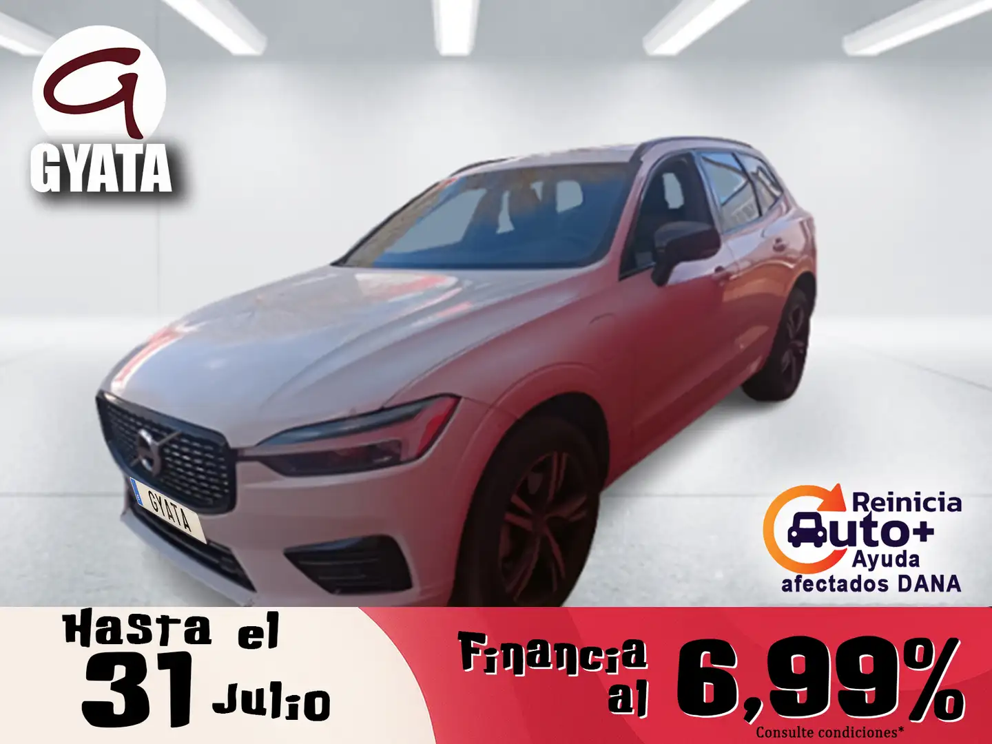 Volvo XC60 T6 Twin Recharge R-Design Blanco - 1
