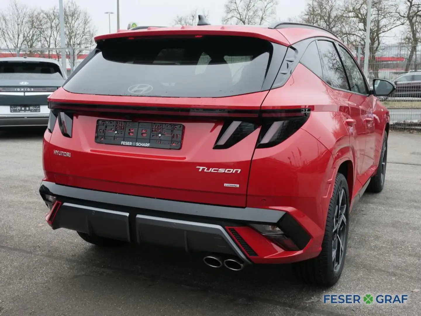 Hyundai TUCSON N-LINE NAVI KAMERA MATRIX PANO CARPLAY Rojo - 2