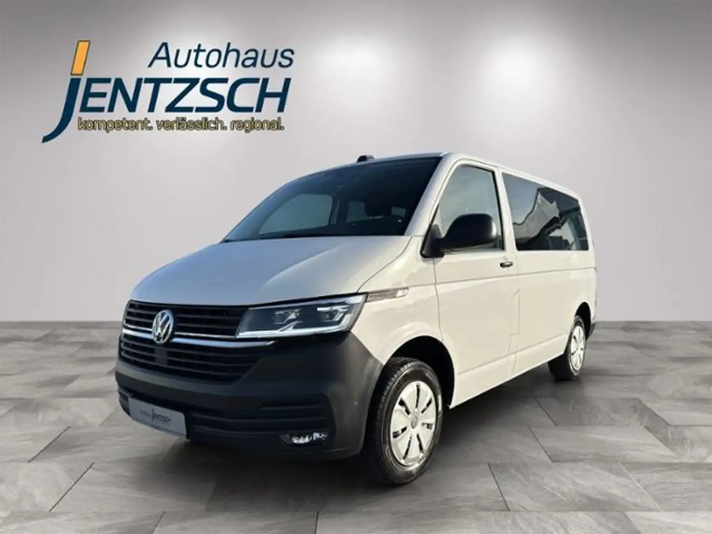 Volkswagen T6 Kombi T6.1 Transporter Kombi LED/Navi/AHK/Sitzh. Weiß - 2