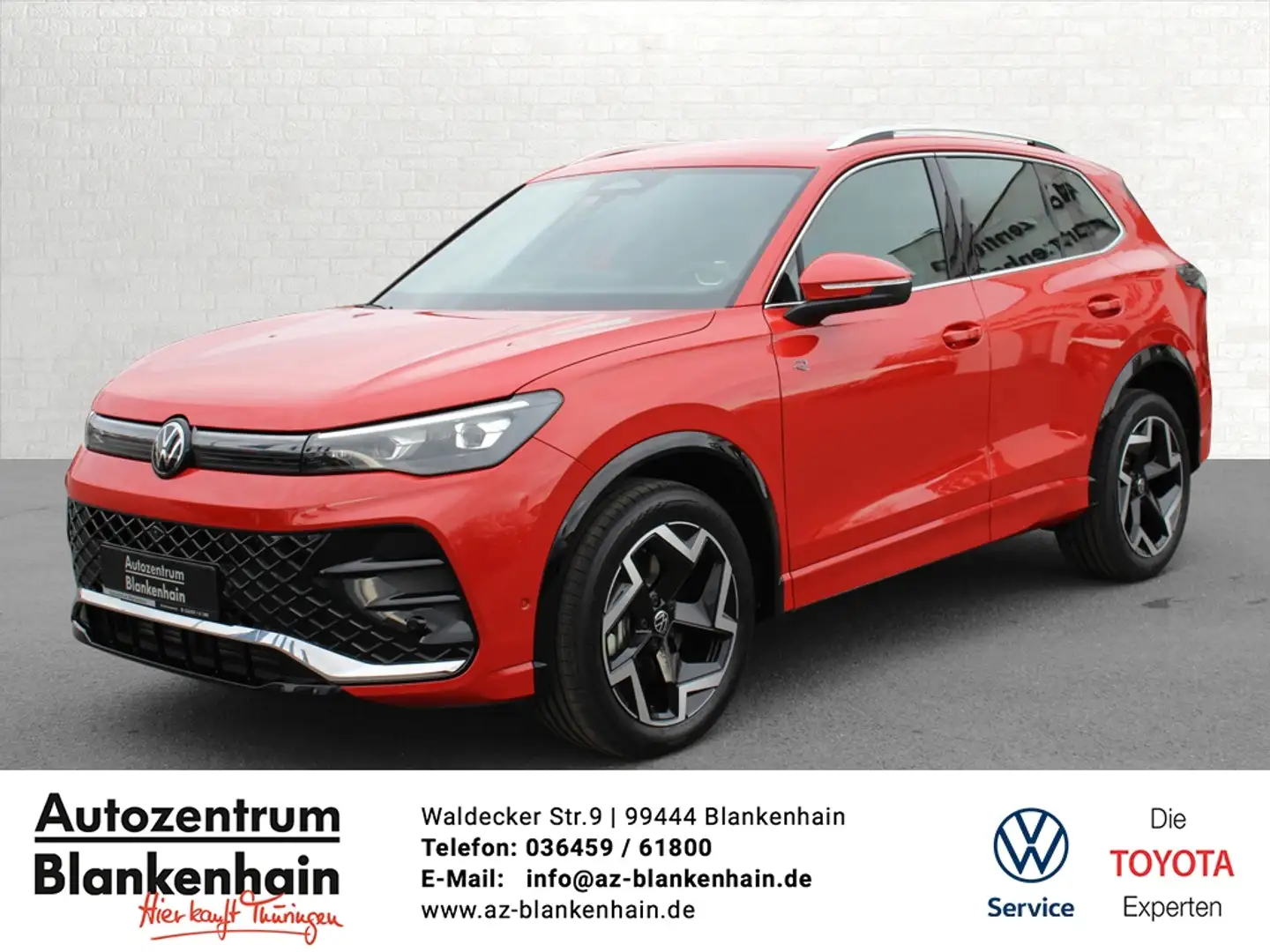 Volkswagen Tiguan 2,0 TDI 4M R-Line*Headup*IQ.Light*5J.Gar. Orange - 1