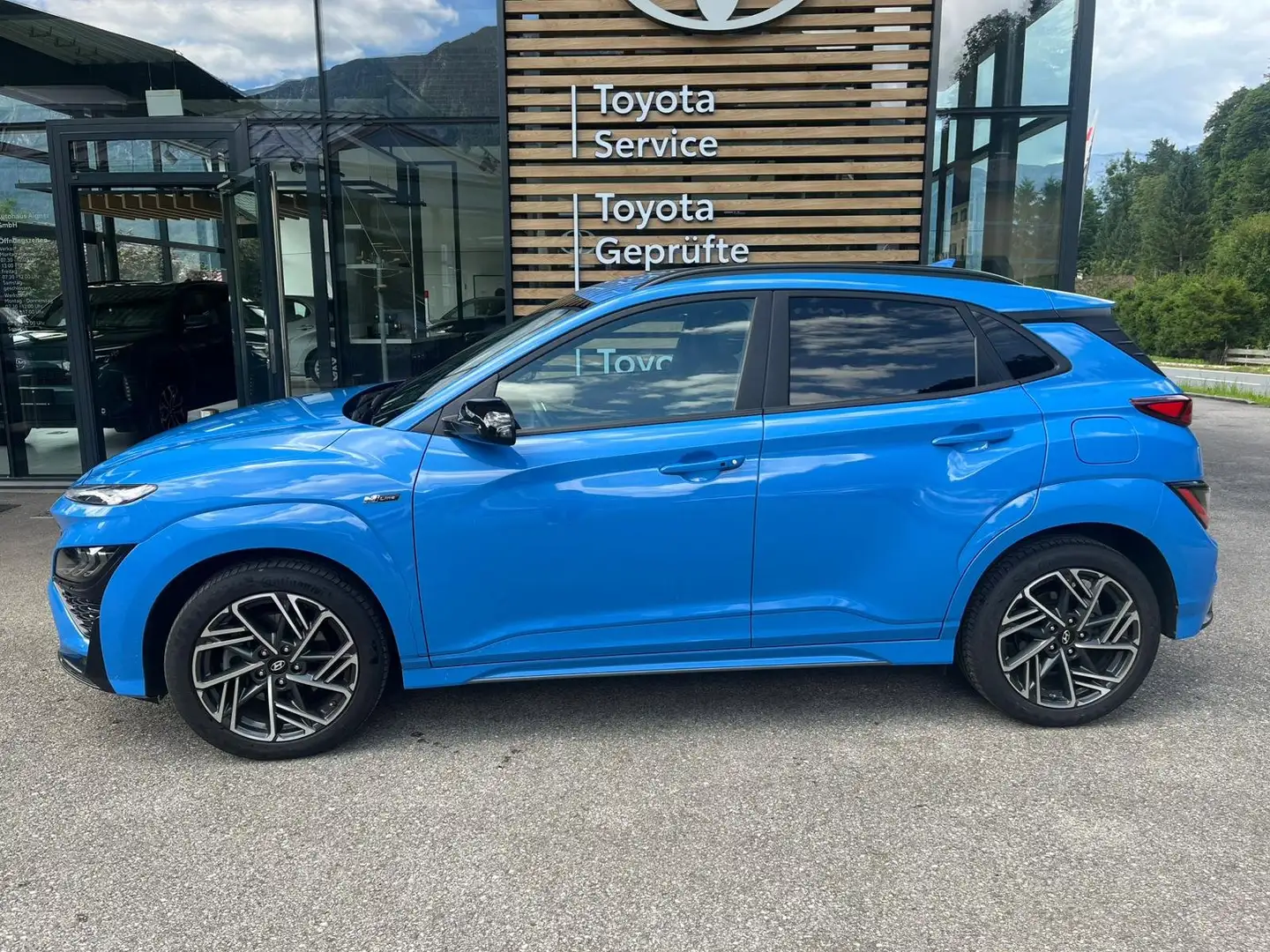 Hyundai KONA 1,0 T-GDi 48V 2WD N-Line Bleu - 1