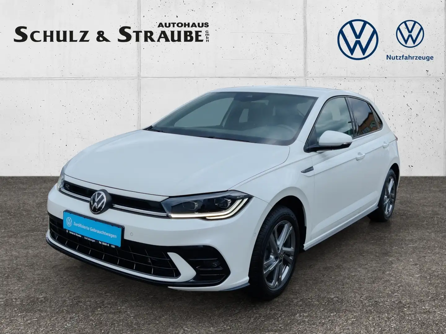 Volkswagen Polo 1.0 TSI R-Line  Rear View,LED-Matrix,PDC,ACC, Weiß - 2
