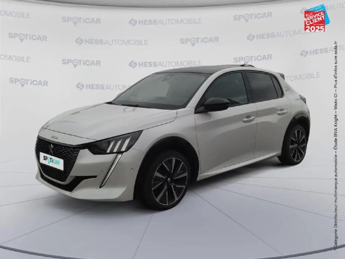 Peugeot 208 1.2 PureTech 100ch S/S GT EAT8 TPano Camera GPS Weiß - 1
