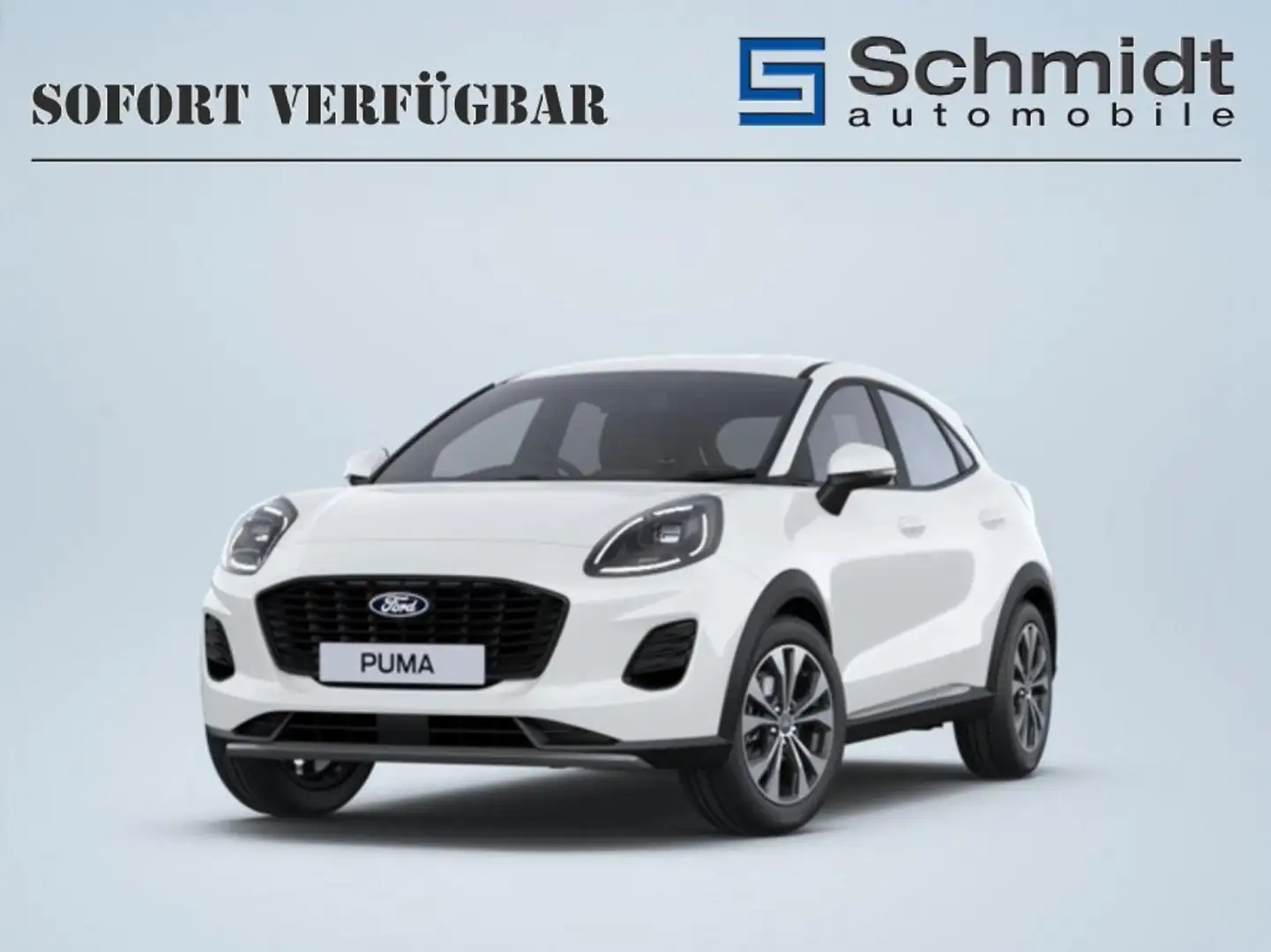 Ford Puma Titanium 5-türig 1,0L Ecoboost Hybrid 125PS M FWD Weiß - 1