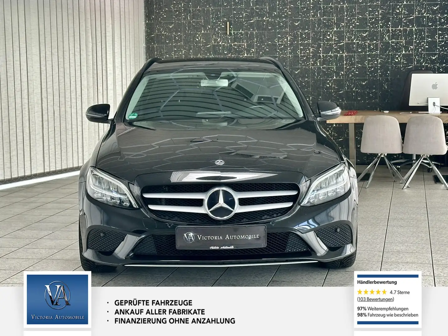 Mercedes-Benz C 180 T d Rückfahrkamera, Keyless-Go, Tempomat Noir - 2