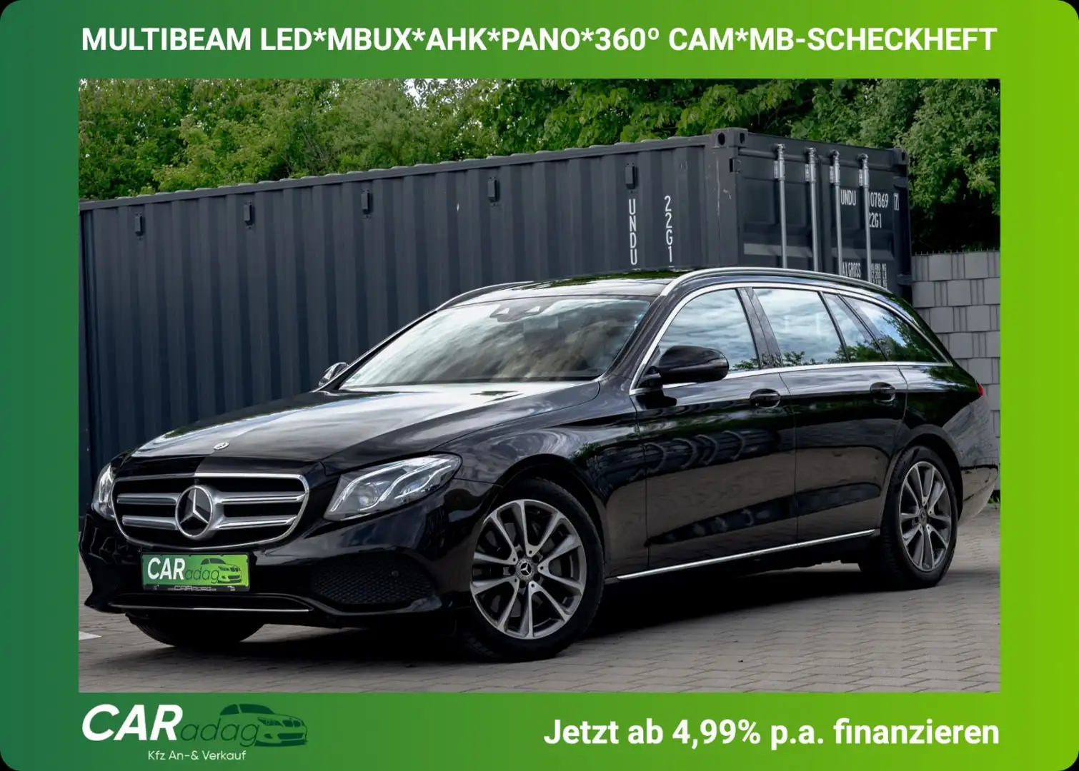 Mercedes-Benz E 350 Avantgarde*MBUX*MULTILED*360CAM*PANO*AHK*4MATIC Schwarz - 1