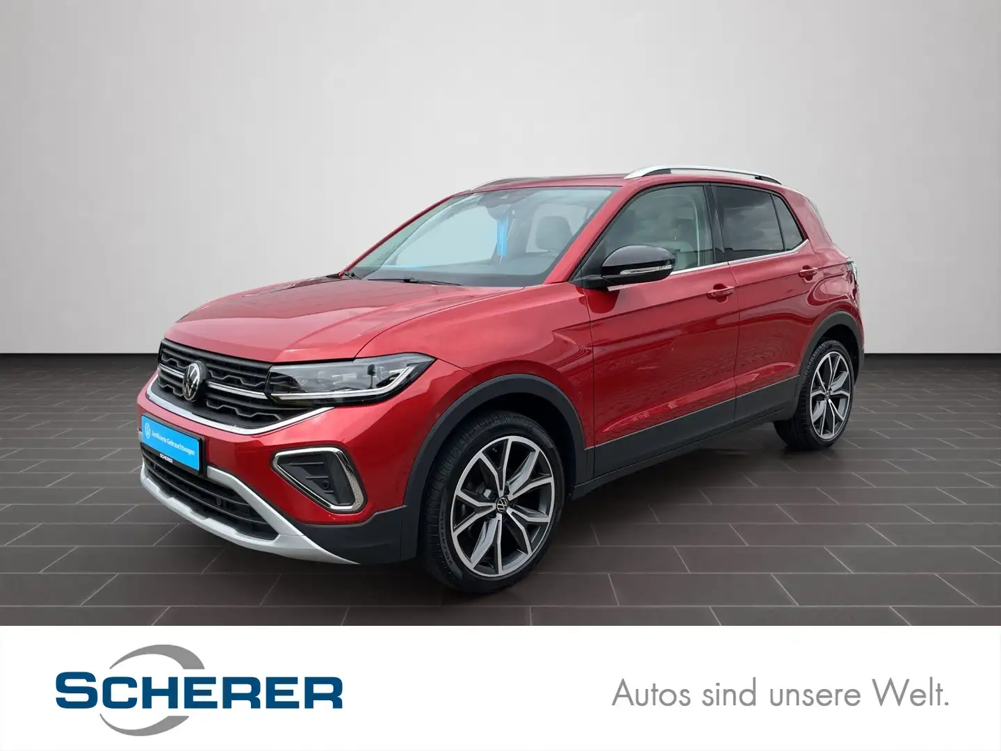 Volkswagen T-Cross 1,5 TSI Style DSG NAVI/LED/AHK/Rückfahrk Rot - 1