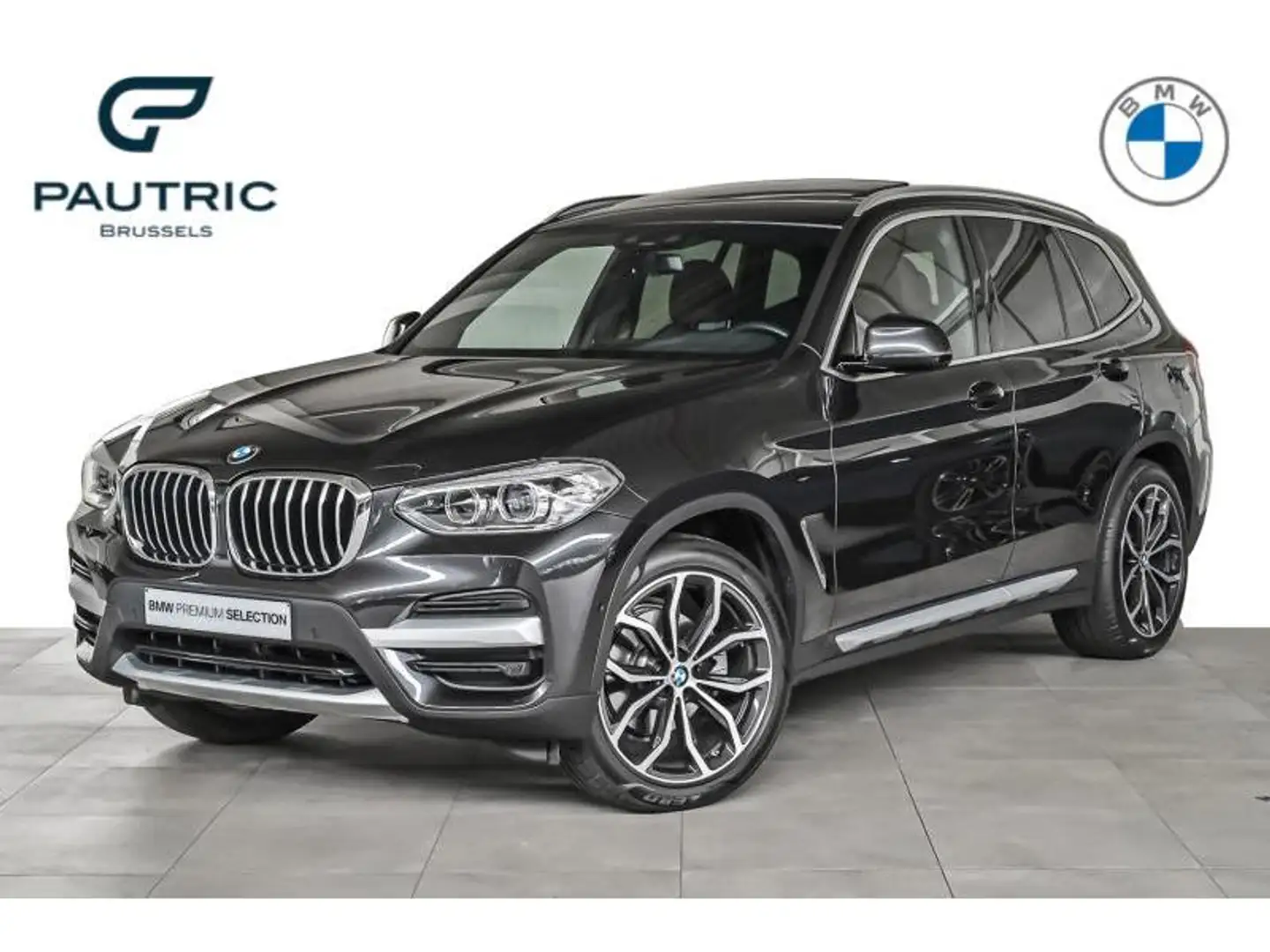 BMW X3 20i xLine- 2ans/jaar garantie-NEW PRICE:78.268€ Grijs - 1