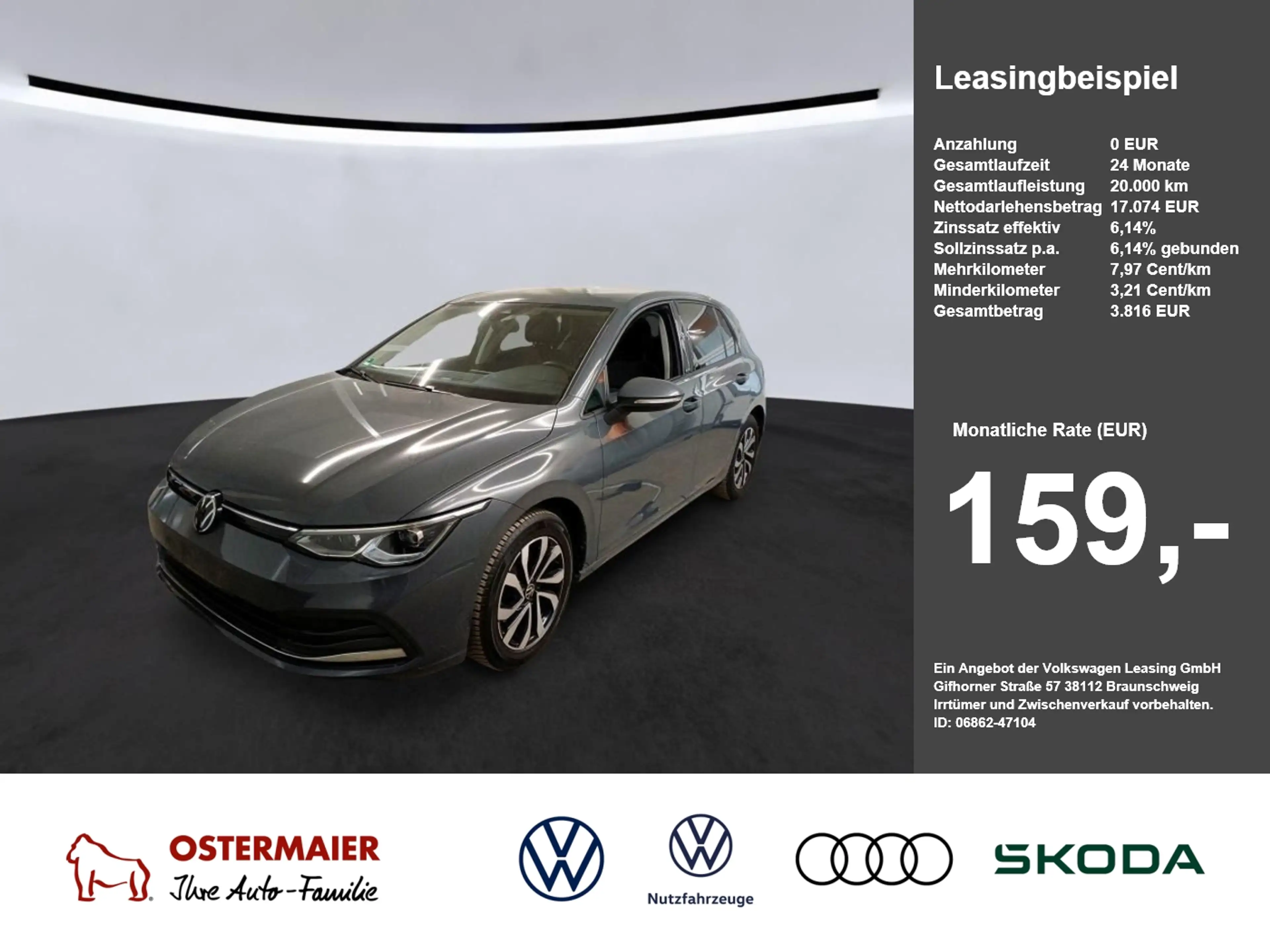 Volkswagen Golf VIII ACTIVE 1.5TSI 150PS ACC.5J-G.STHZG.NAVI+VC.2x