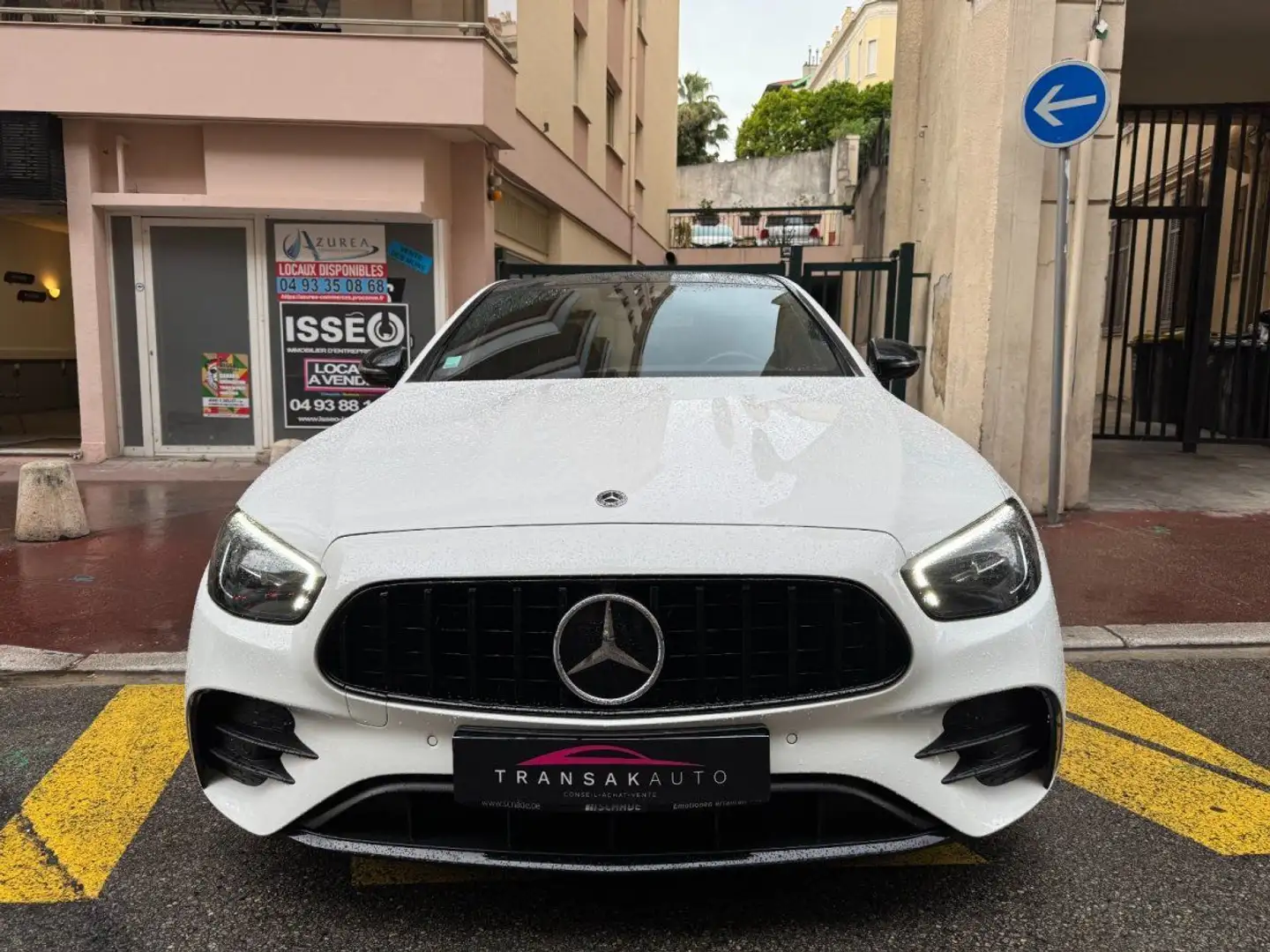 Mercedes-Benz E 300 300 De 2.0l 306 CV Bva AMG Line Toit Panoramique Blanc - 2