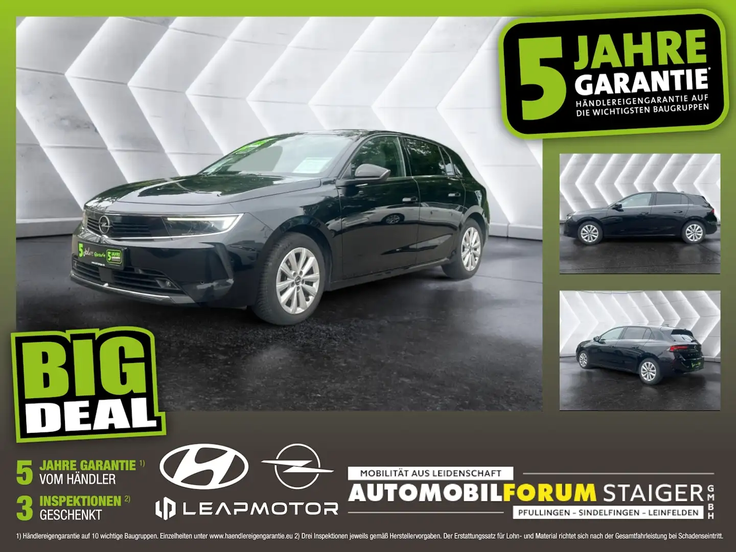 Opel Astra L 1.2 Turbo Business Elegance FLA SpurH Negro - 1
