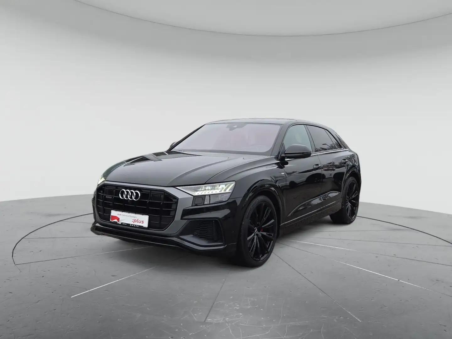 Audi Q8 55 TFSI, S LINE/LEDER/MATRIX/360°VIEW/STHZG./ Schwarz - 2