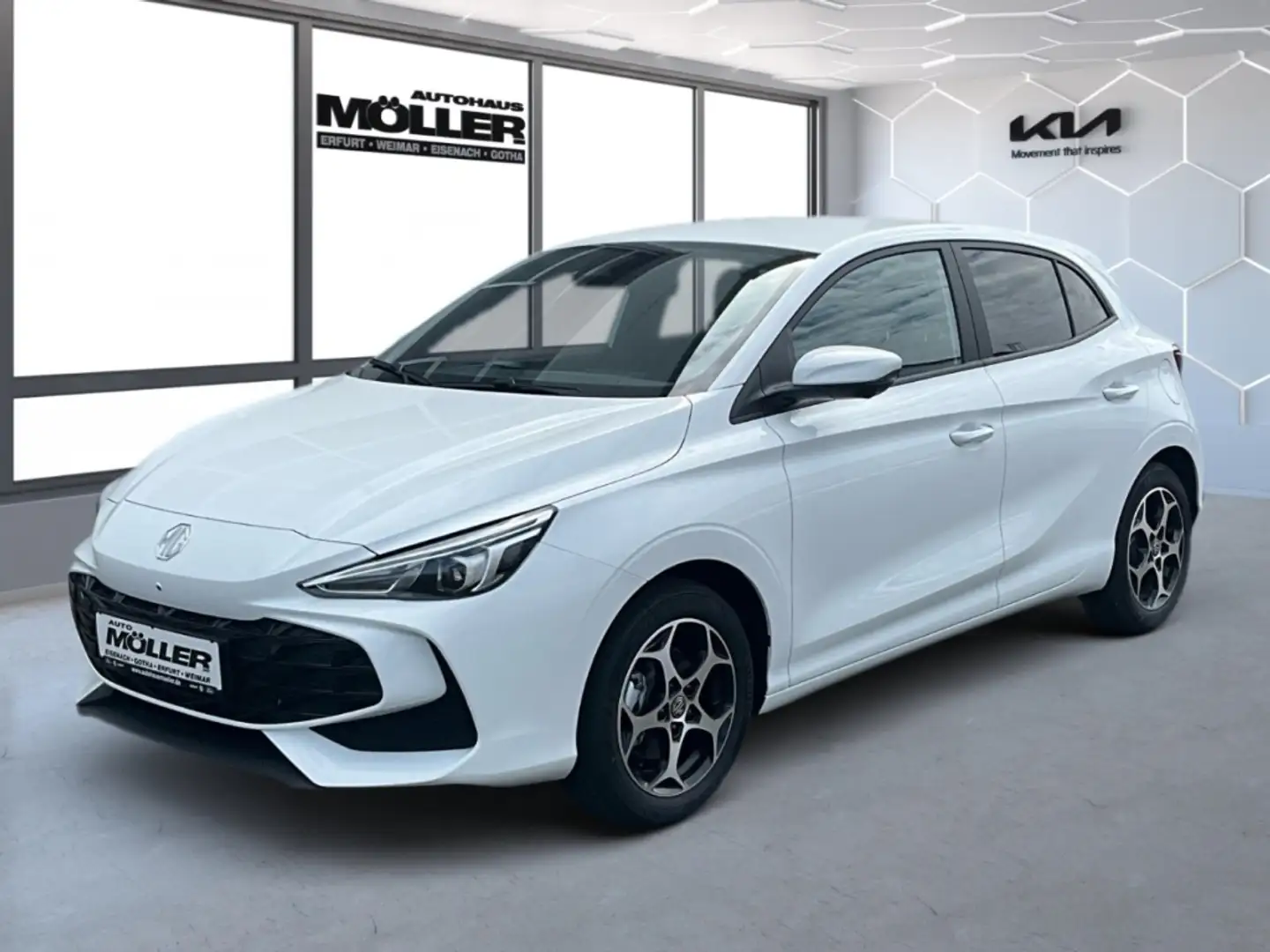 MG MG3 1.5 Hybrid+ LUXURY 360°Kam Keyless LED Pilot Klima Weiß - 2