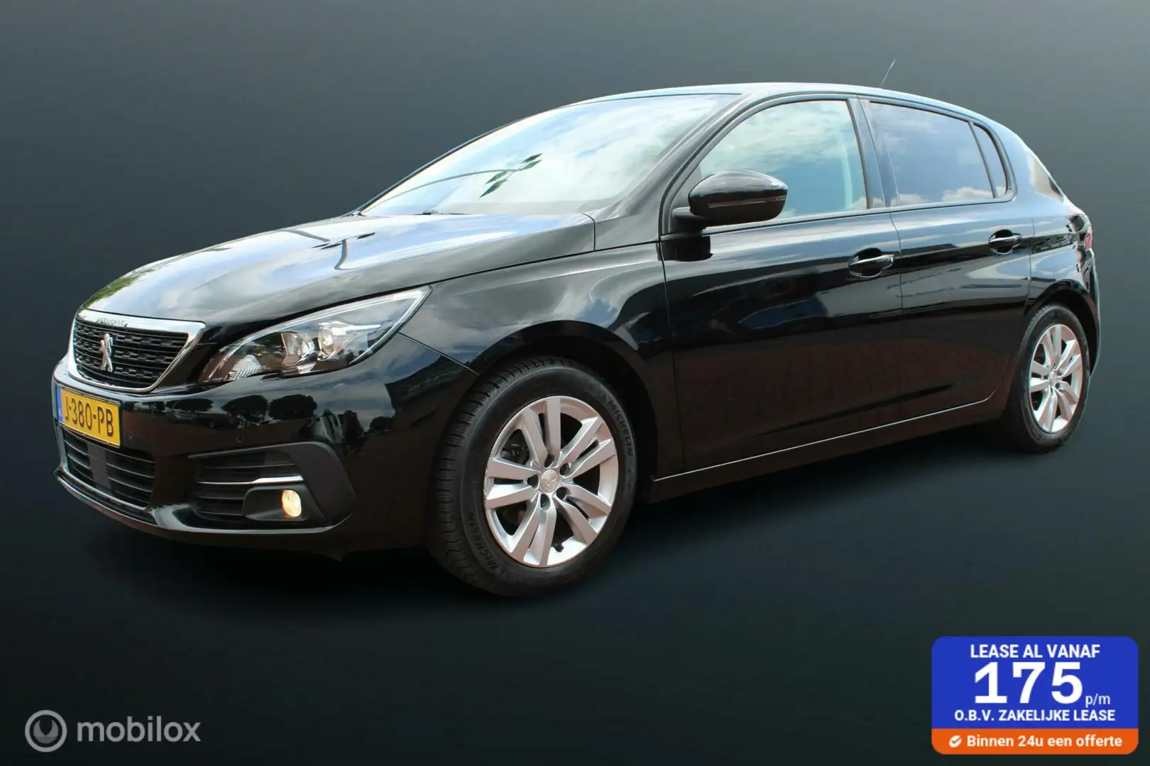Peugeot 308 1.2 PureTech Blue Lease Executive, Trekhaak, Pano, Noir - 1