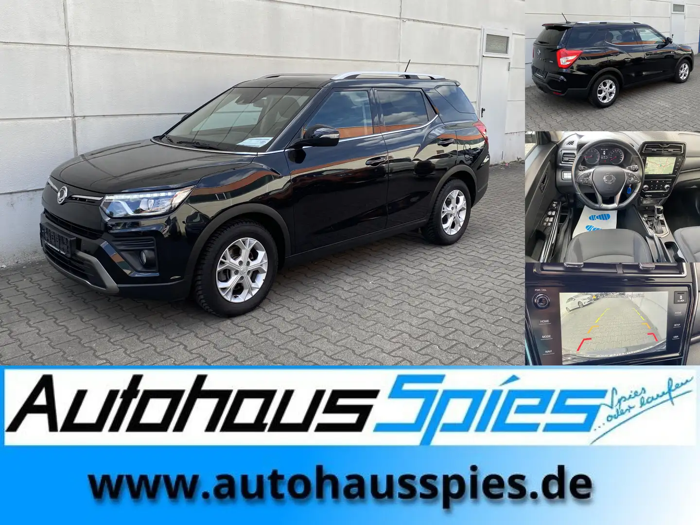 SsangYong Tivoli Grand 1,5 T-GDI Quartz 2WD AT AHK RKam Nav Shz Tma Schwarz - 1