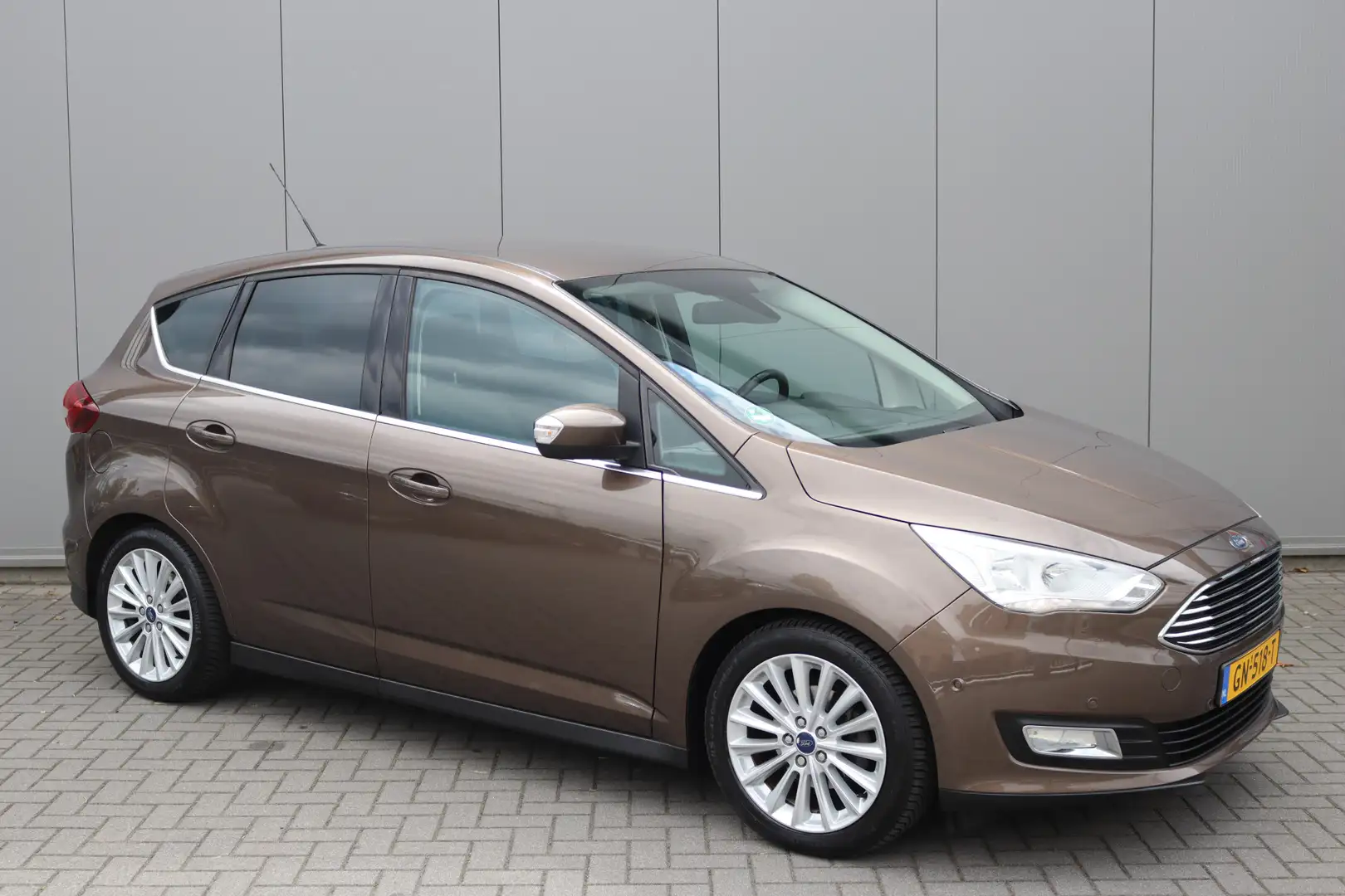 Ford C-Max 125PK EcoB. Titanium Trekhaak/Parkeerhulp/Cruise-c Bruin - 2