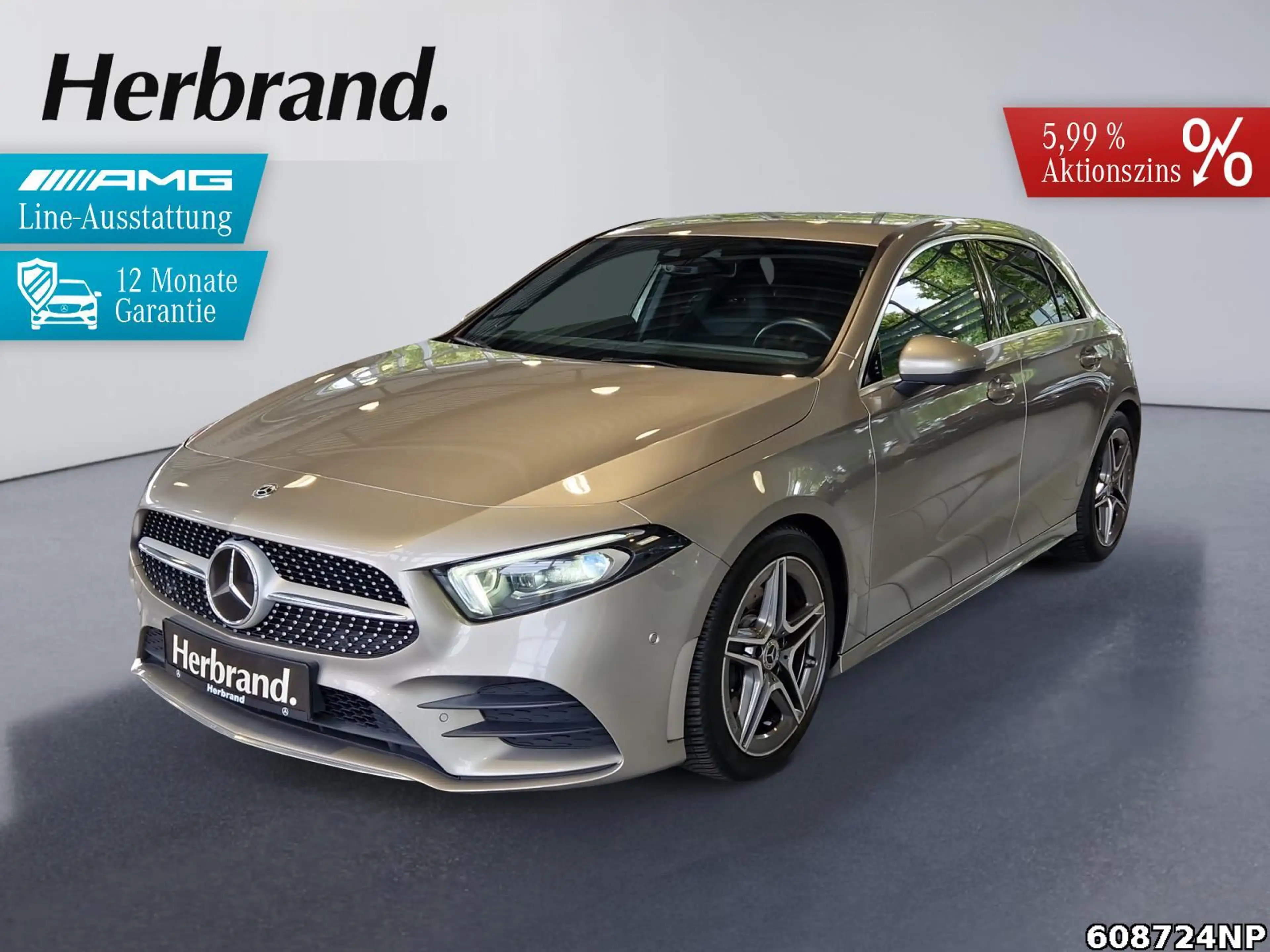 Mercedes-Benz A 220 d AMG Burmester Standh. Multibeam 360° kam