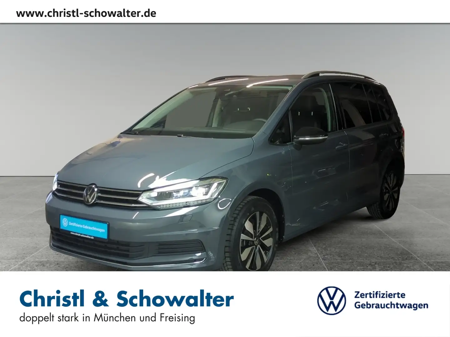 Volkswagen Touran 1.5 TSI DSG GOAL AHK LED KLIMA NAVI ACC Grau - 1