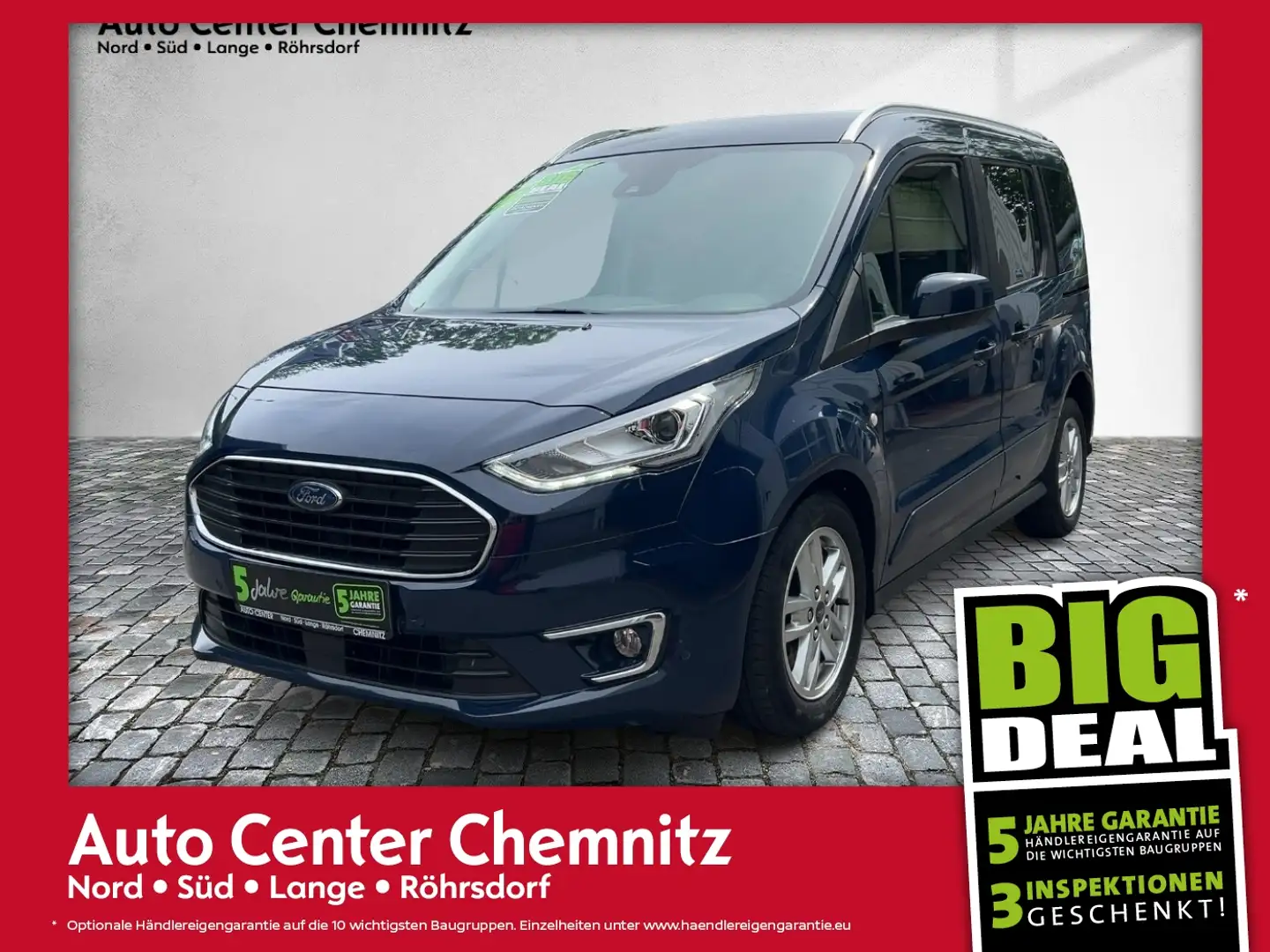 Ford Tourneo Connect 1.5 TDCi Titanium AHZV/Pano/Xenon Bleu - 1