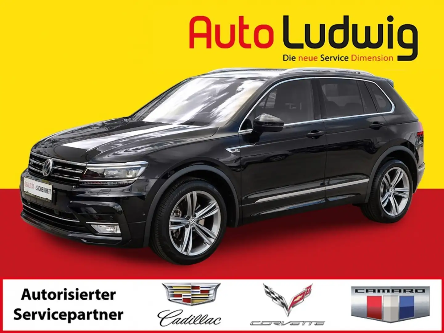 Volkswagen Tiguan 2,0 TDI SCR 4Motion HIGHLINE DSG*R-LINE*NAVI*LE... Noir - 1