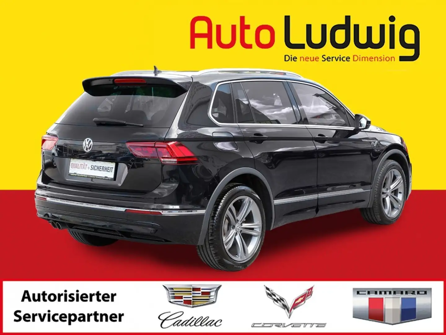 Volkswagen Tiguan 2,0 TDI SCR 4Motion HIGHLINE DSG*R-LINE*NAVI*LE... Noir - 2