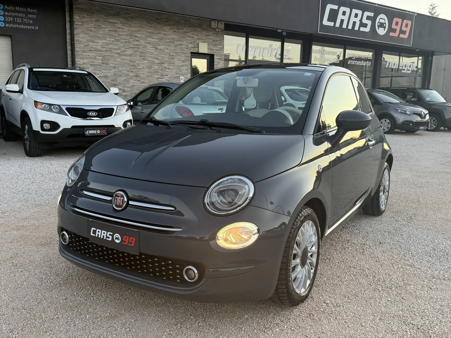Fiat 500 1.2 Lounge 69cv my18 Gris - 1