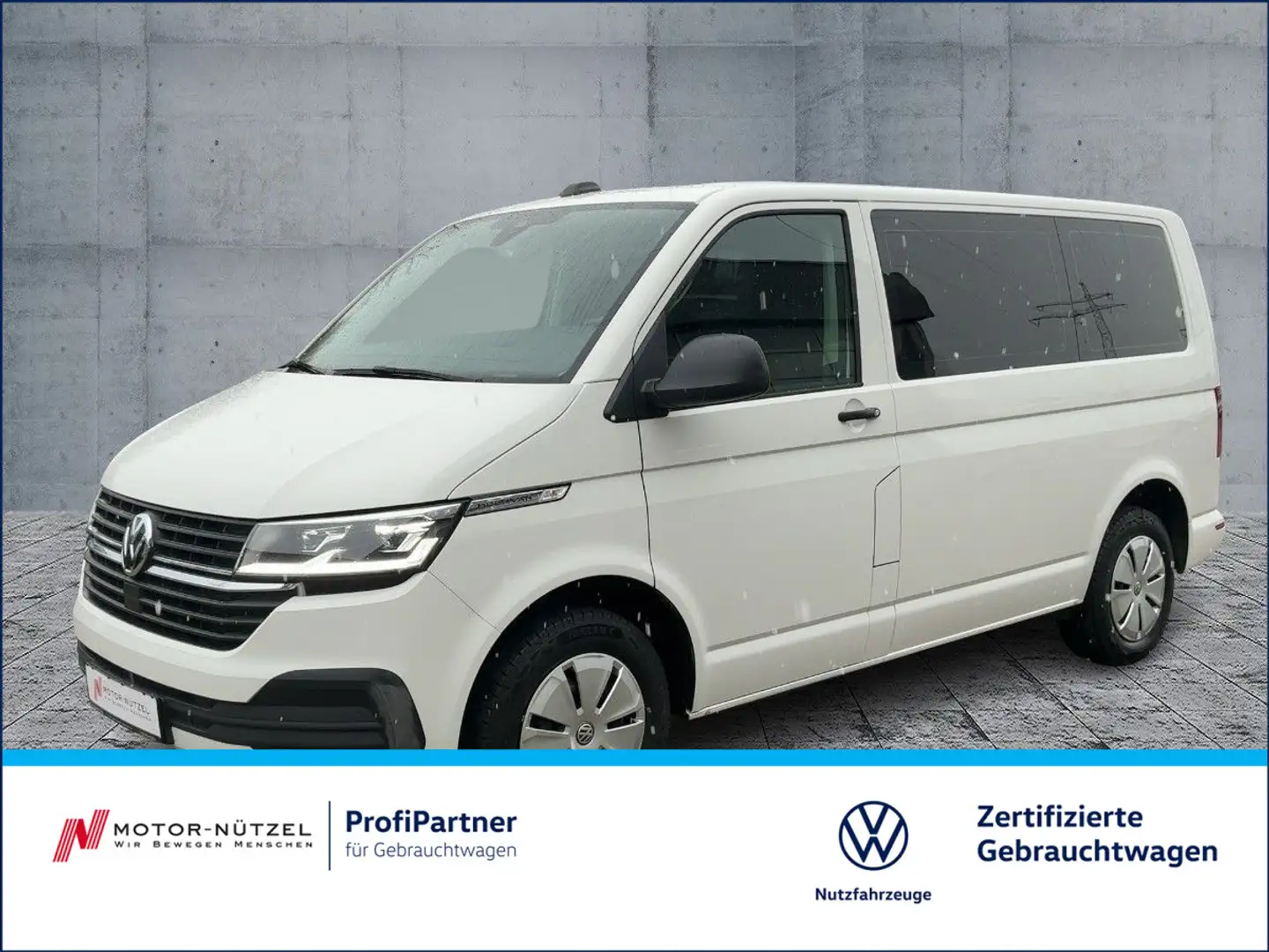 Volkswagen T6.1 Multivan 2.0 TDI DSG LED+NAVI+RFK+SHZ+MFL Blanc - 1