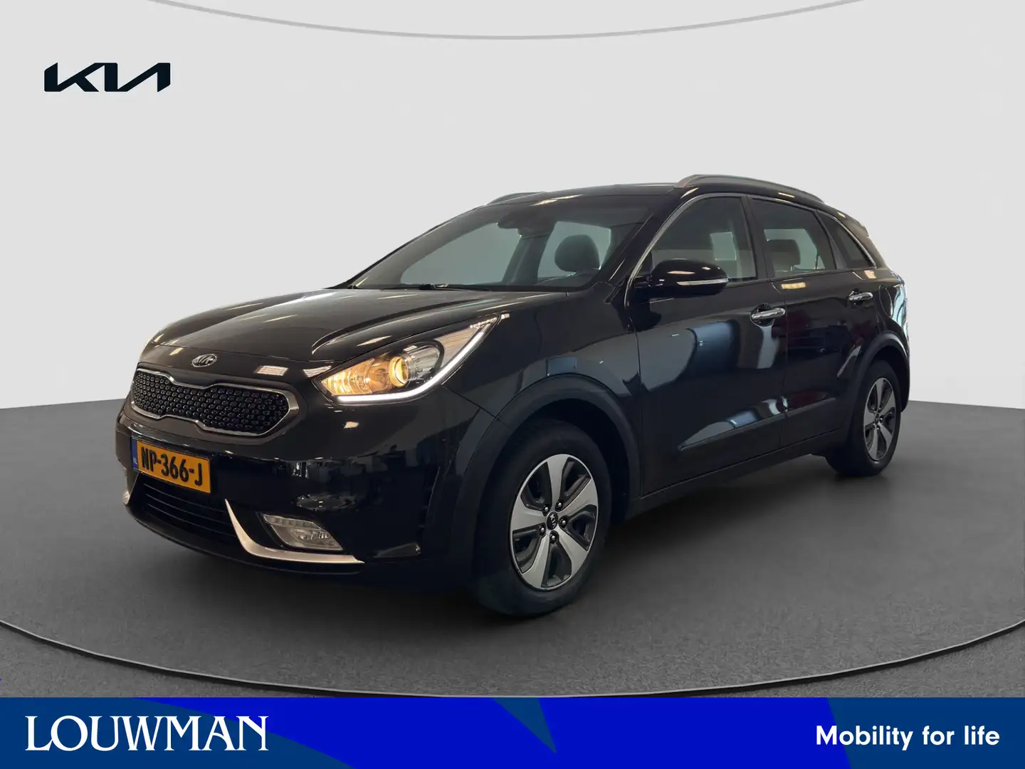 Kia Niro 1.6 GDi Hybrid First Edition Zwart - 1