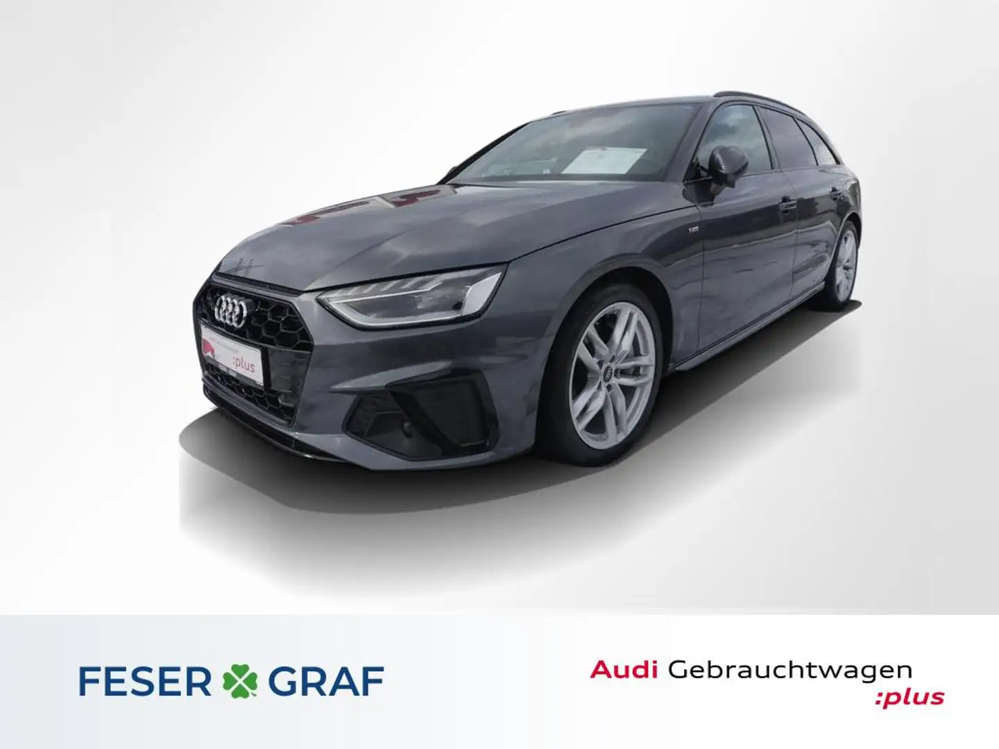 Audi A4 Avant 45TFSI qu S Line Int Navi,LED,Leder,AHK Grau - 1