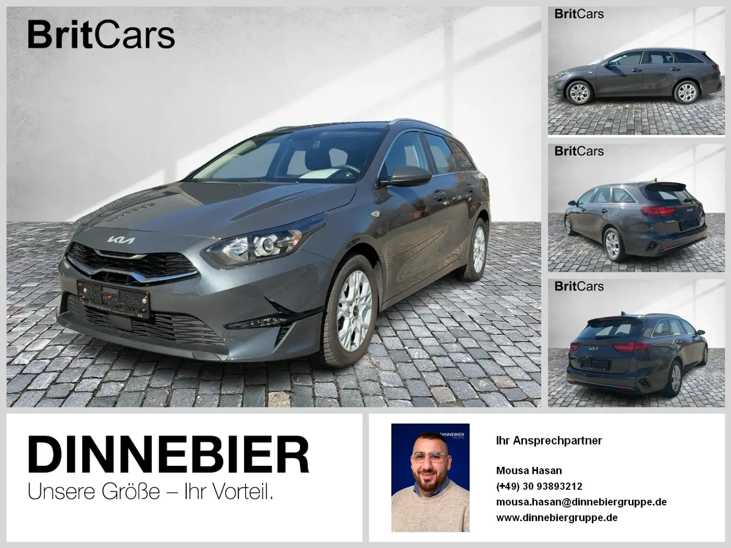 Kia Ceed SW / cee'd SW CEED Sportswagon 1.5T Vision Kamera+Navi+SHZ Gris - 1