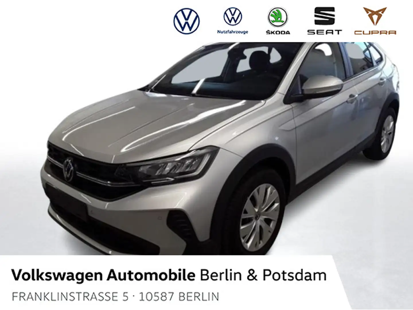 Volkswagen Taigo 1.0 TSI LED 5J-Garantie APP Sitzhzg. PDC Silber - 1