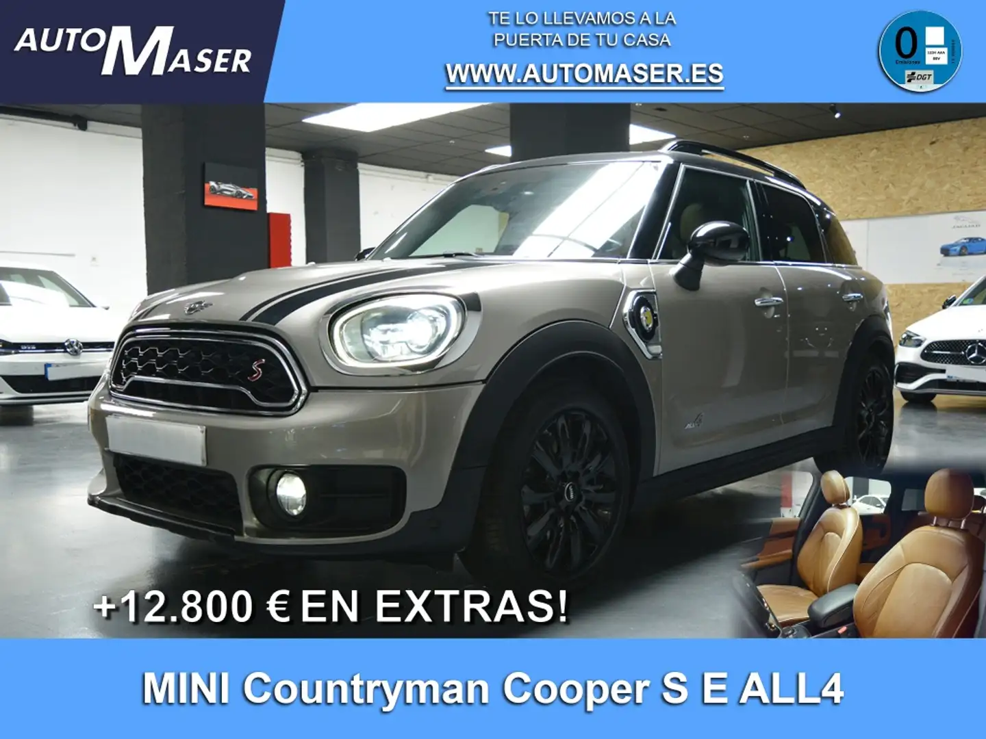 MINI Cooper Countryman S E ALL4 Argento - 1