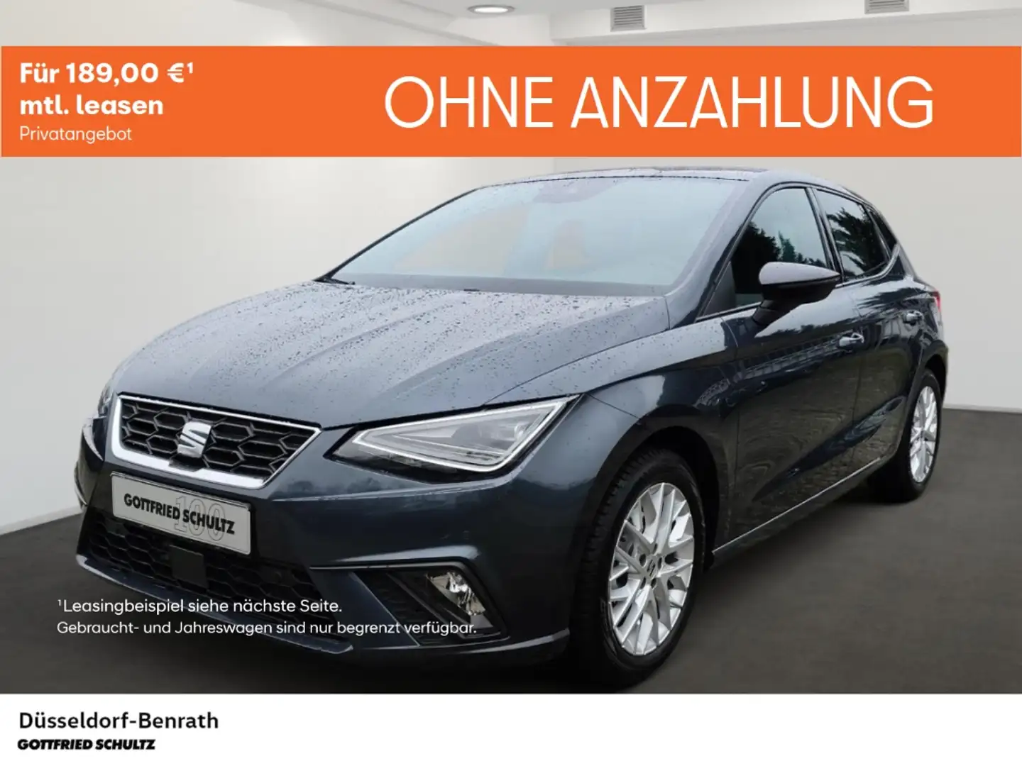 SEAT Ibiza FR 1.0 TSI DSG Voll-LED Navi Einparkhilfe Rückfahr Gris - 1