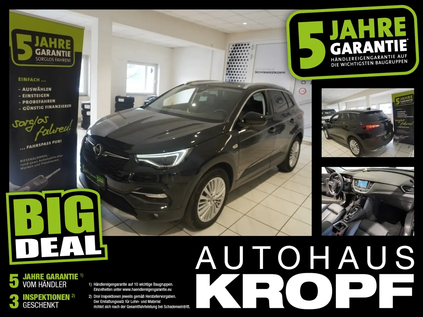 Opel Grandland 1.6 T Hybrid Navi,Sitzheizung,Kamera, Schwarz - 1