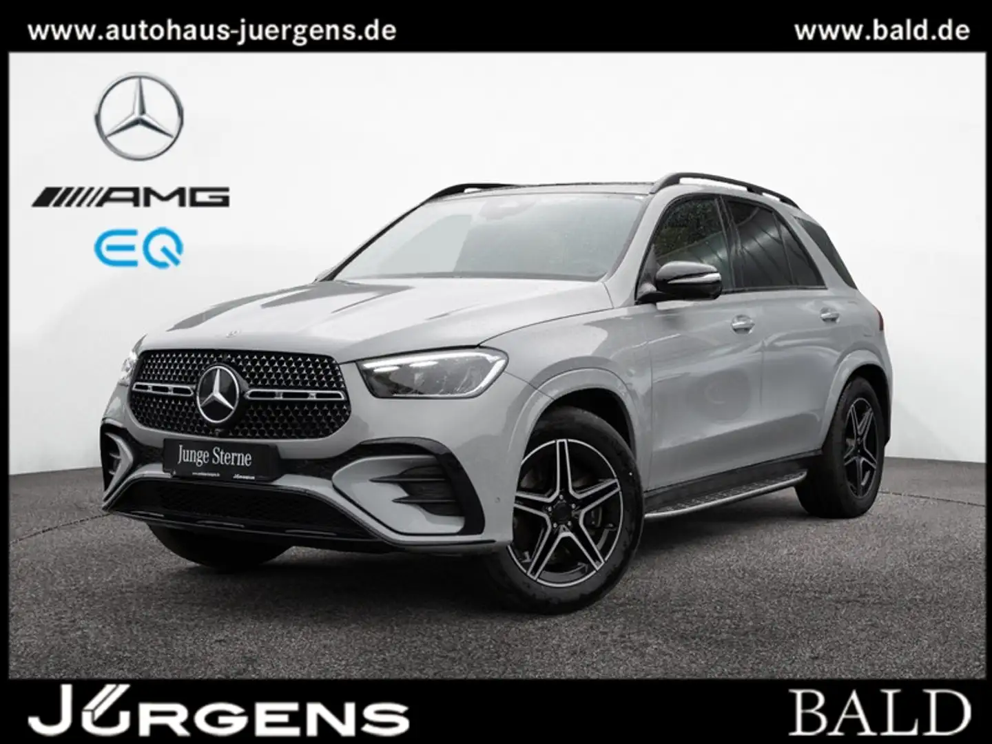 Mercedes-Benz GLE 350 de 4M AMG-Sport/360/Pano/Night/Airm/Memo Grau - 1