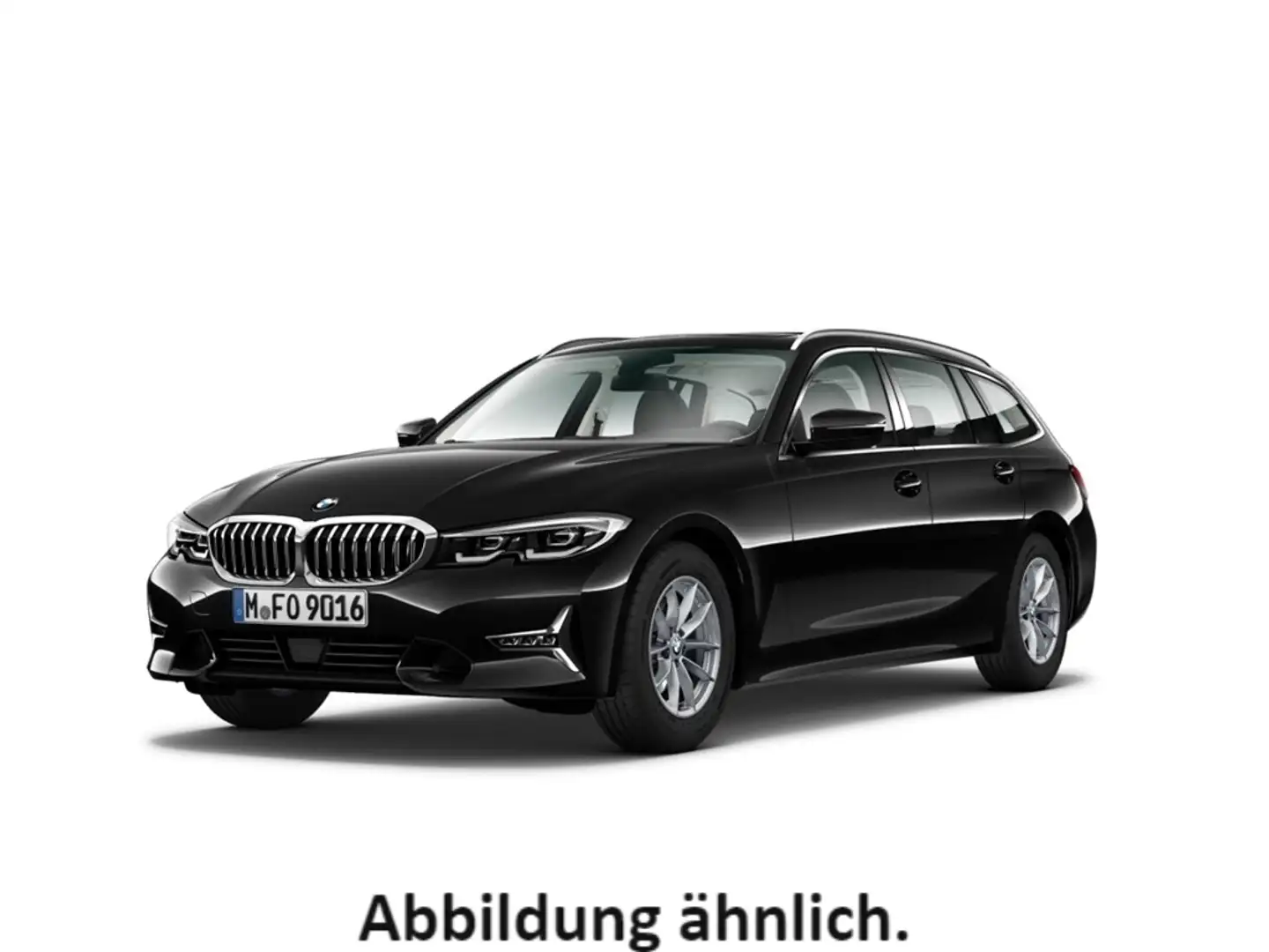 BMW 320 d xDrive Luxury Line tour./Leder/LED/Nav/ACC Noir - 1